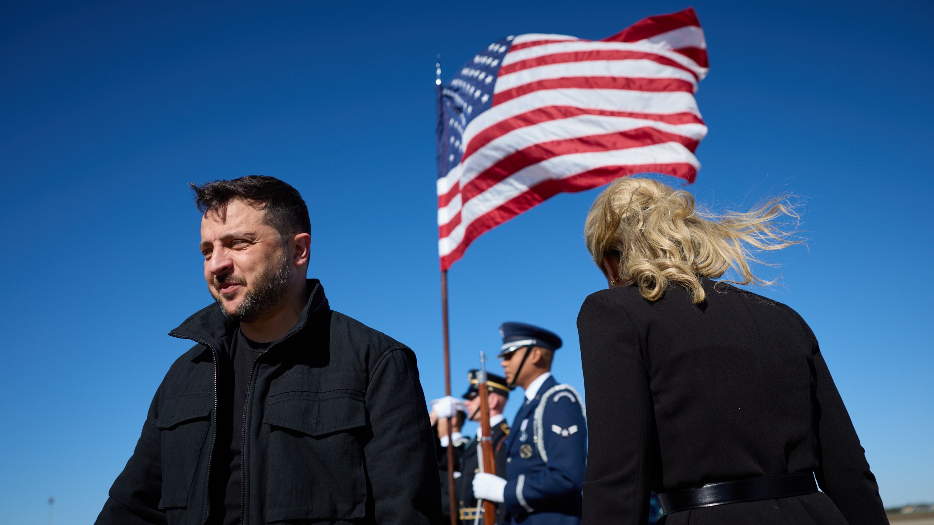 Zelensky arrives in the US to meet Donald Trump