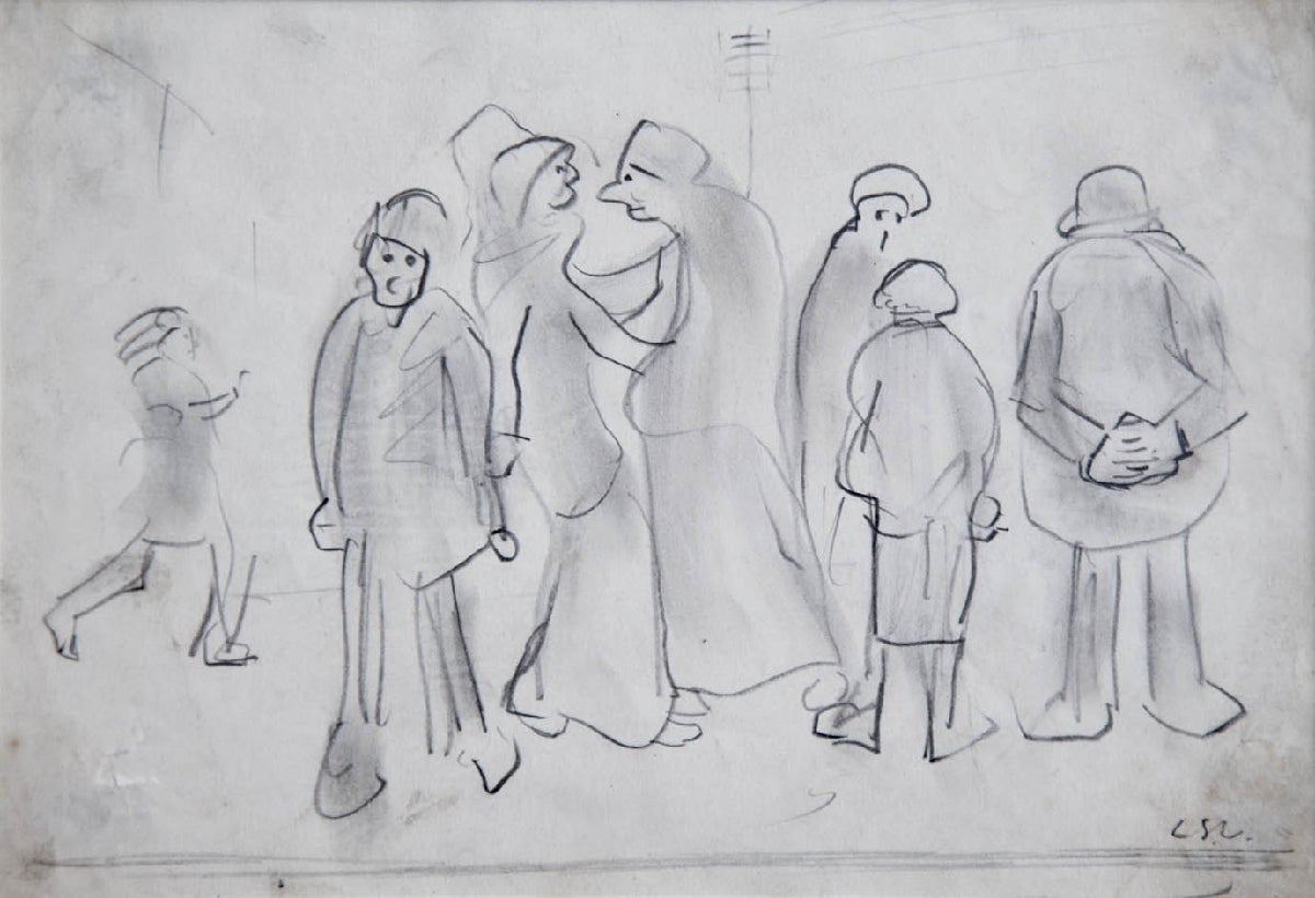 The LS Lowry sketch bought for £31,500