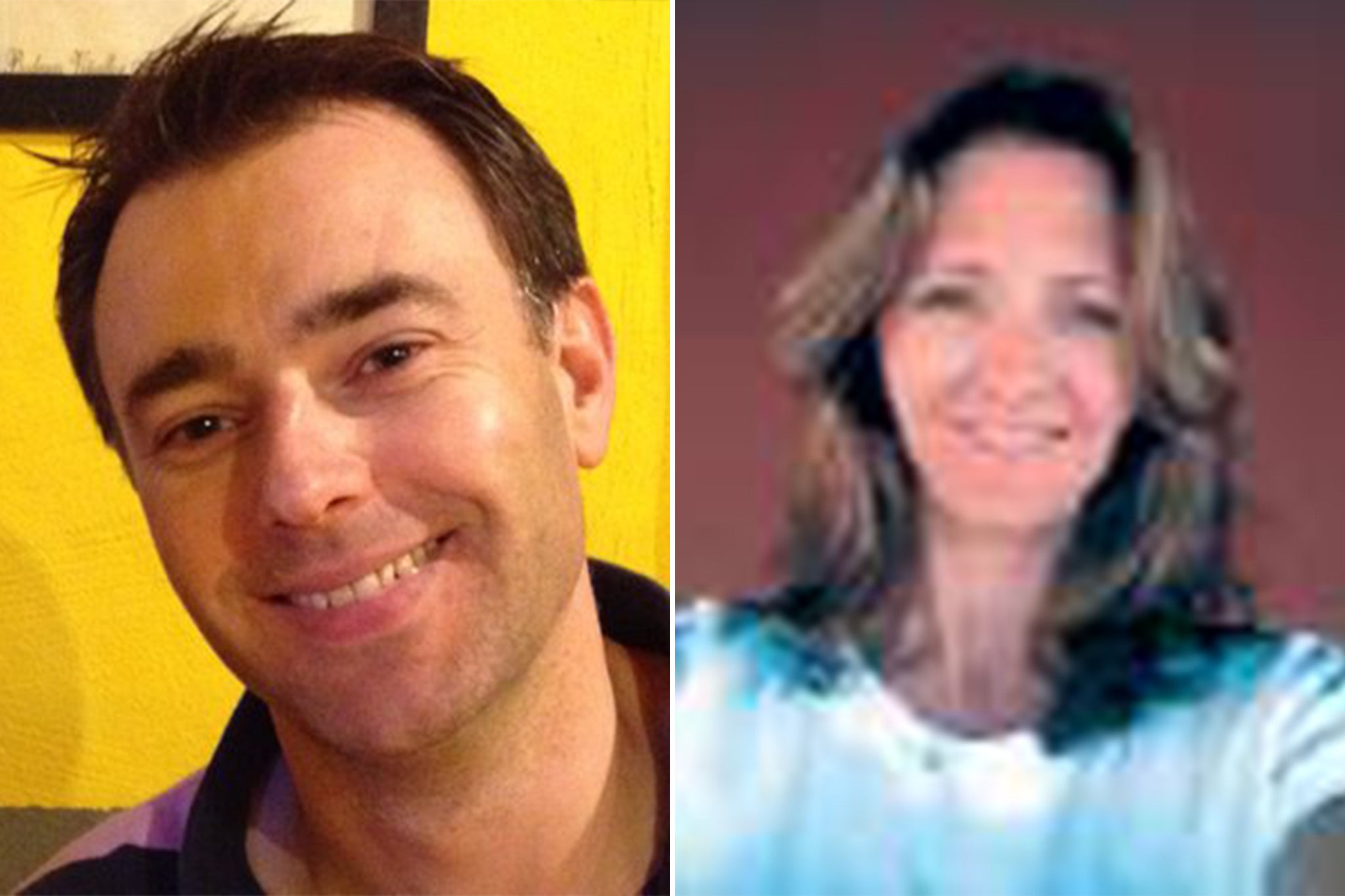 Mark Rowe and his wife, Nicola