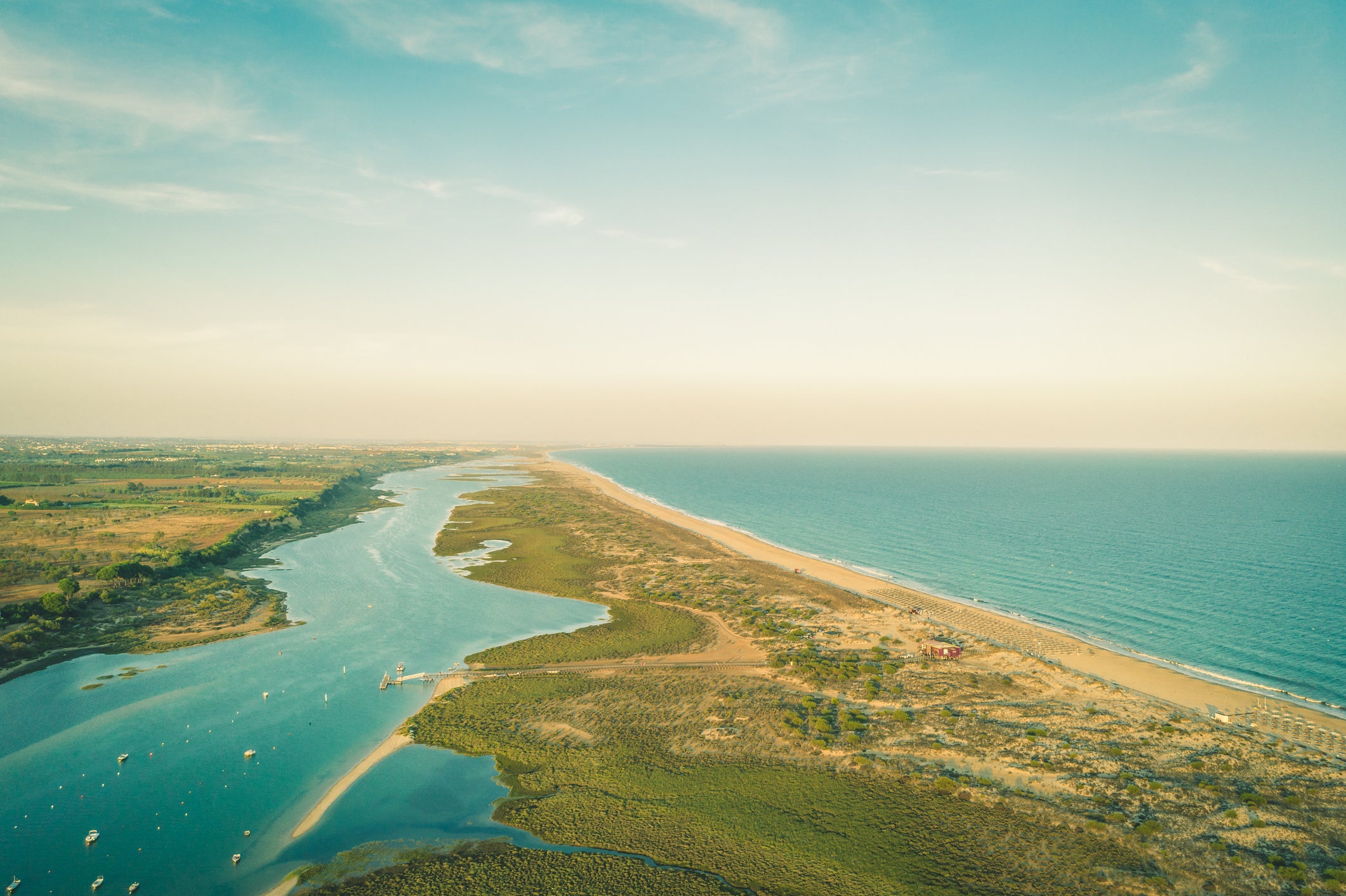 Ria Formosa Natural Park is an ever-changing maze of barrier islands, salt marshes and lagoons