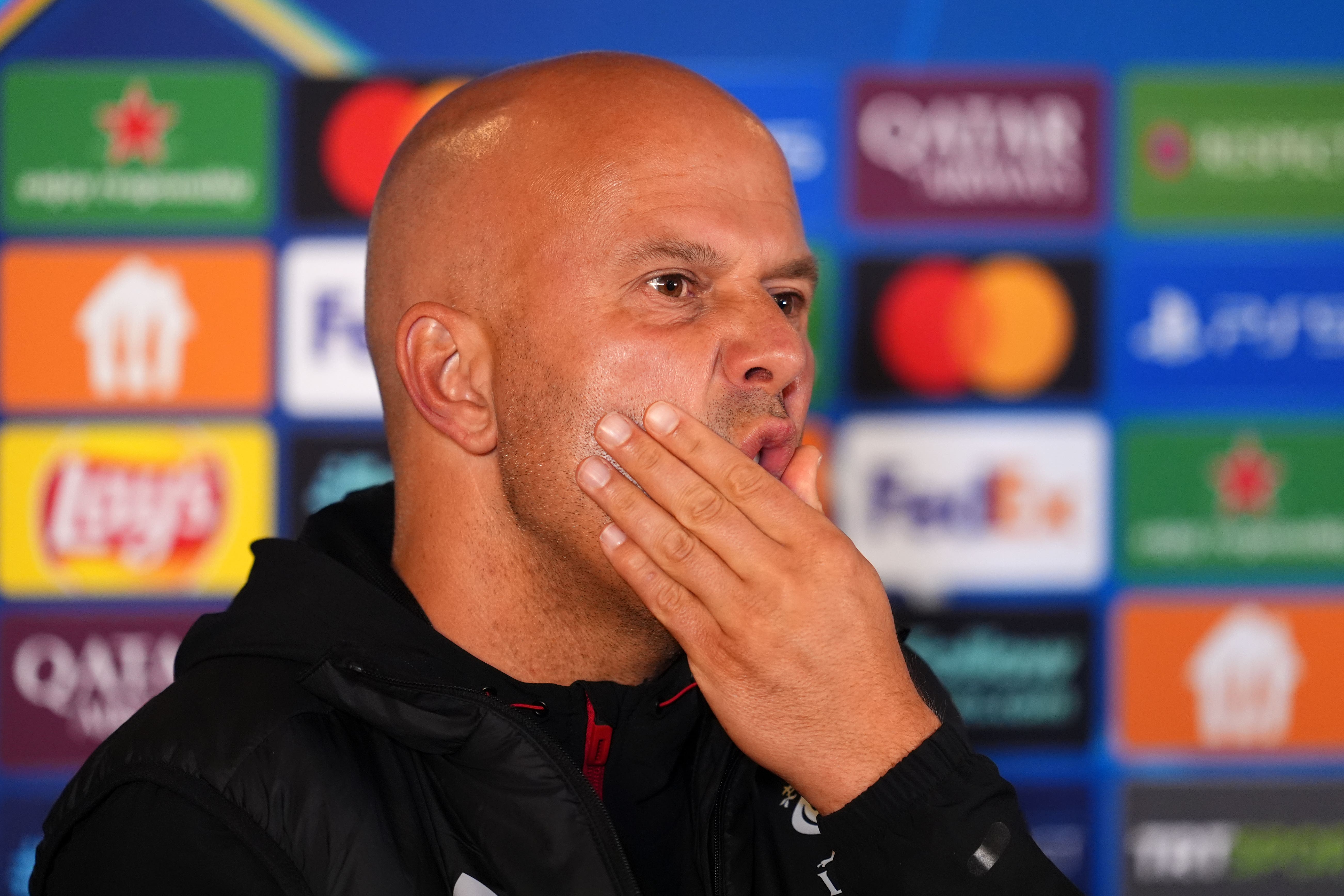 Liverpool head coach Arne Slot does not believe his players have overly-worried about their form (Adam Davy/PA)