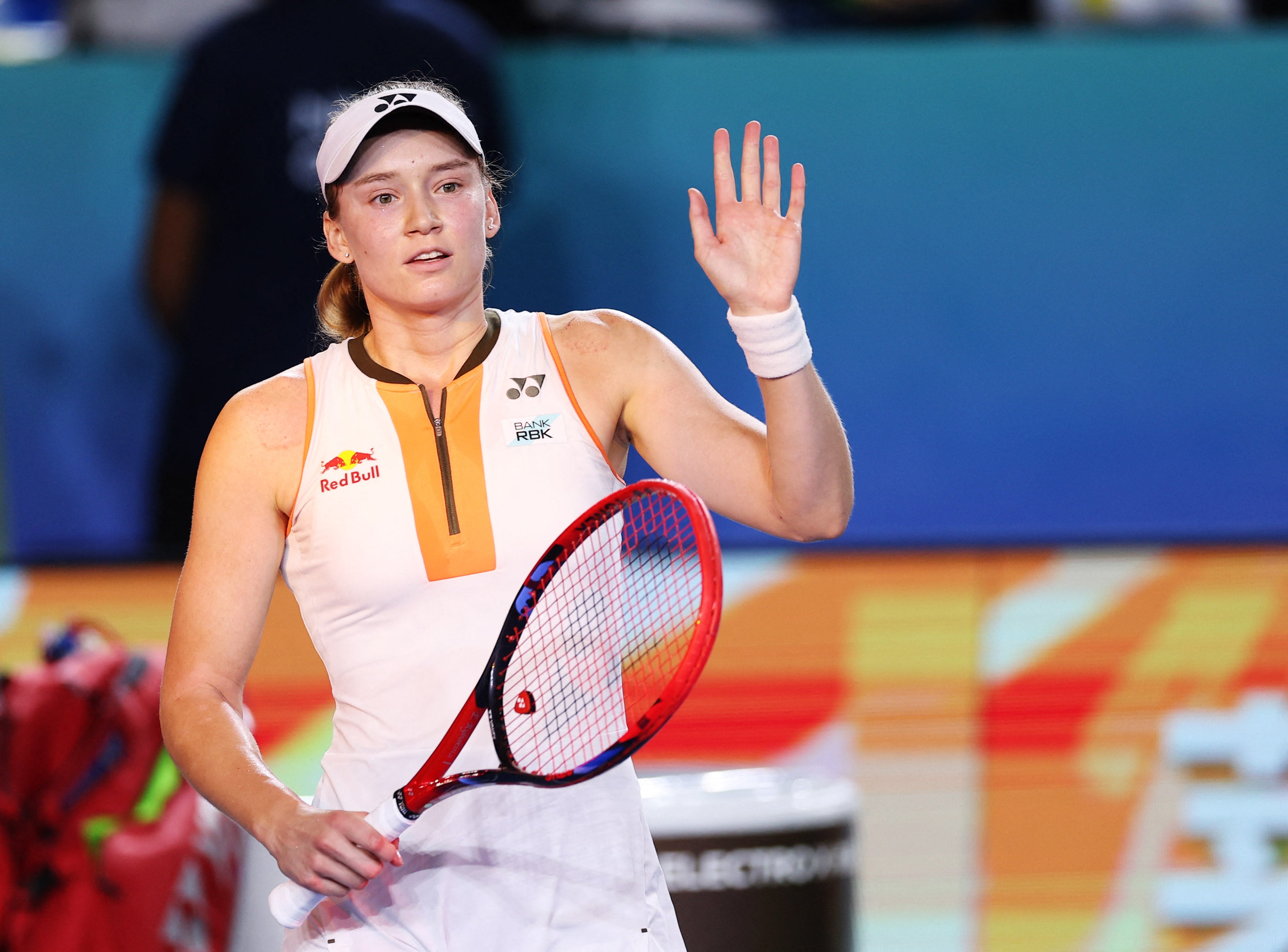 Elena Rybakina is through to her second final of the season at the Ningbo Open