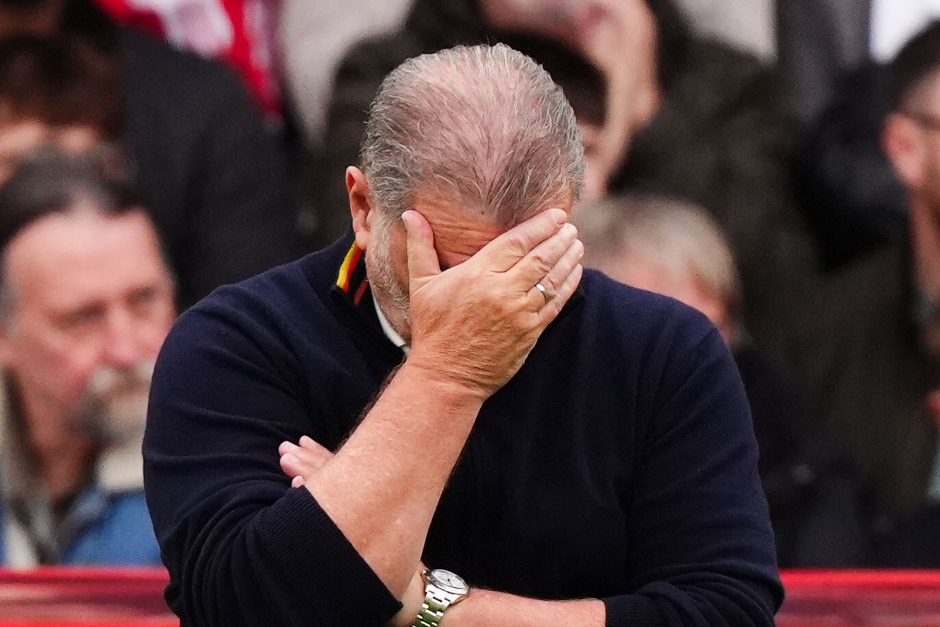 Postecoglou was sacked in a 39-word statement after 39 days in charge