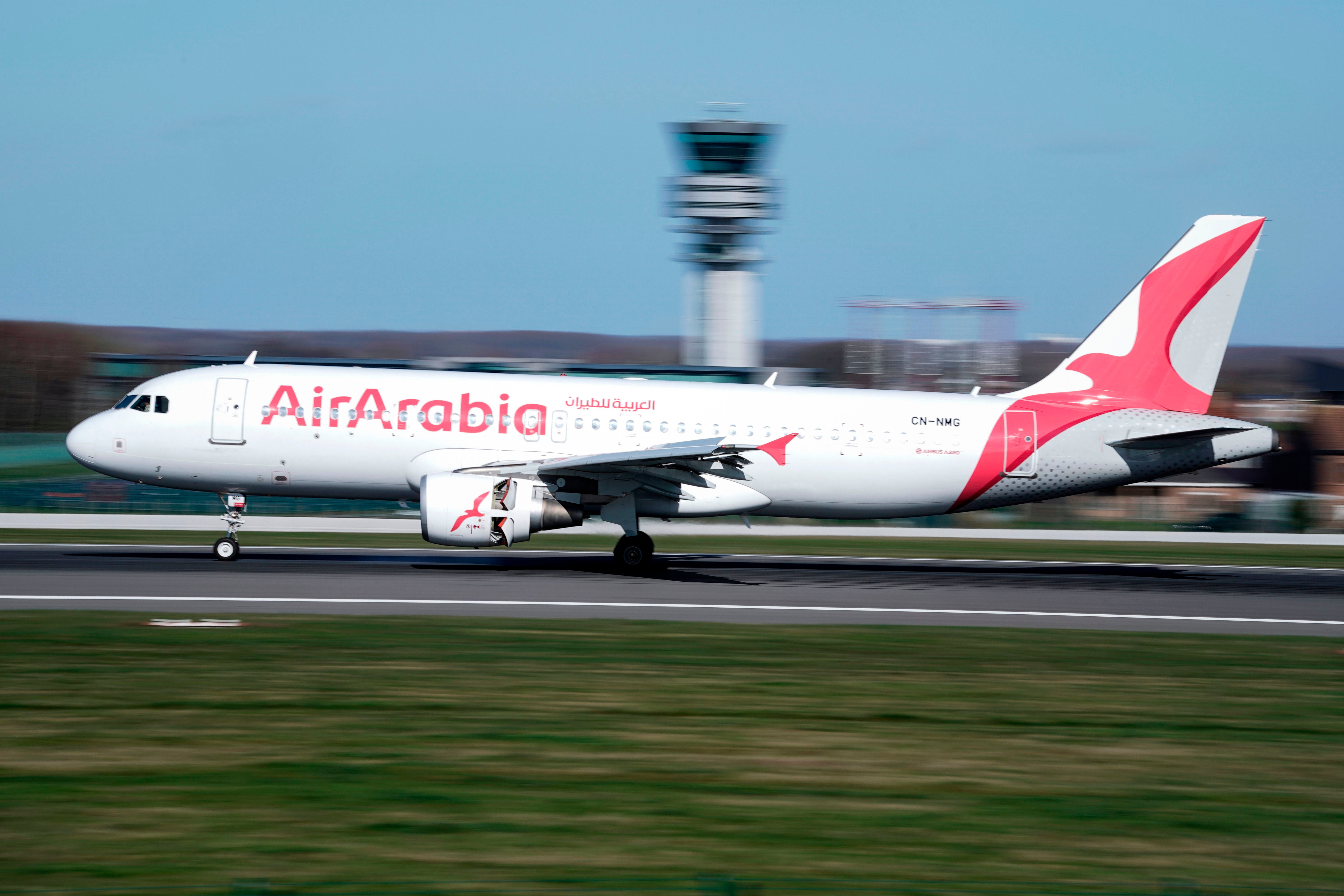 The Air Arabia flight flew dangerously close to the sea on take-off from Catania airport