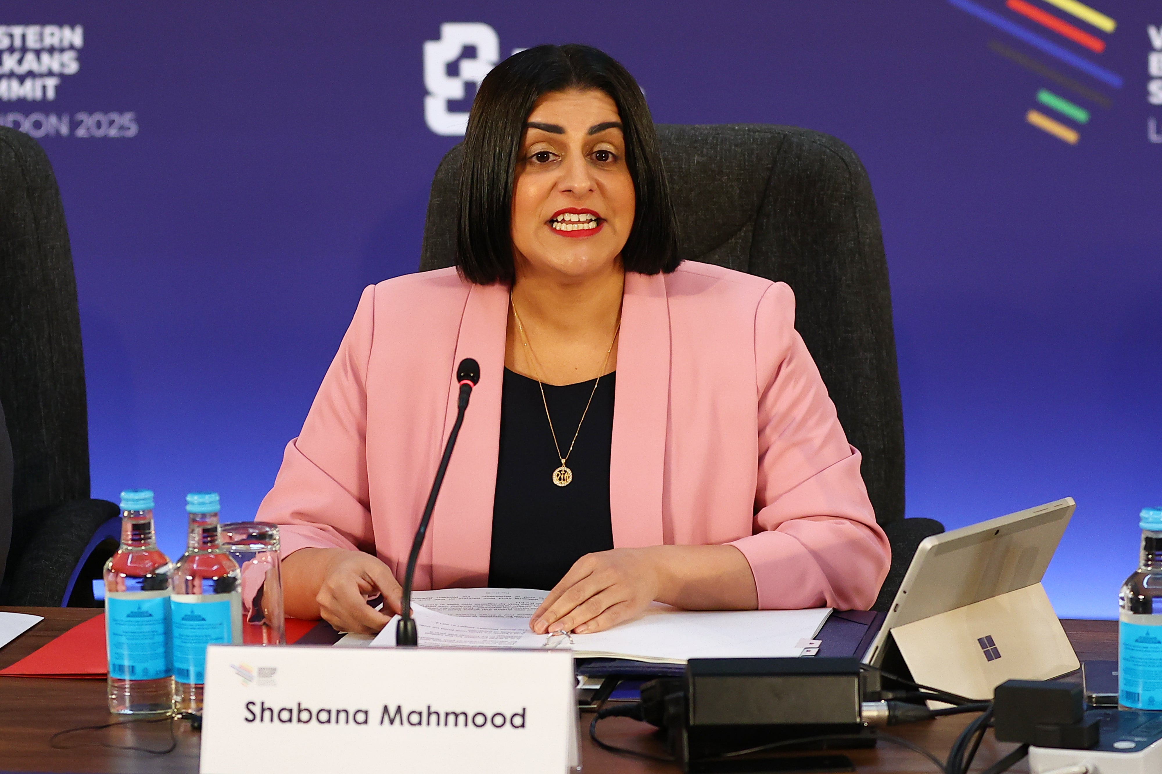 Home Secretary Shabana Mahmood