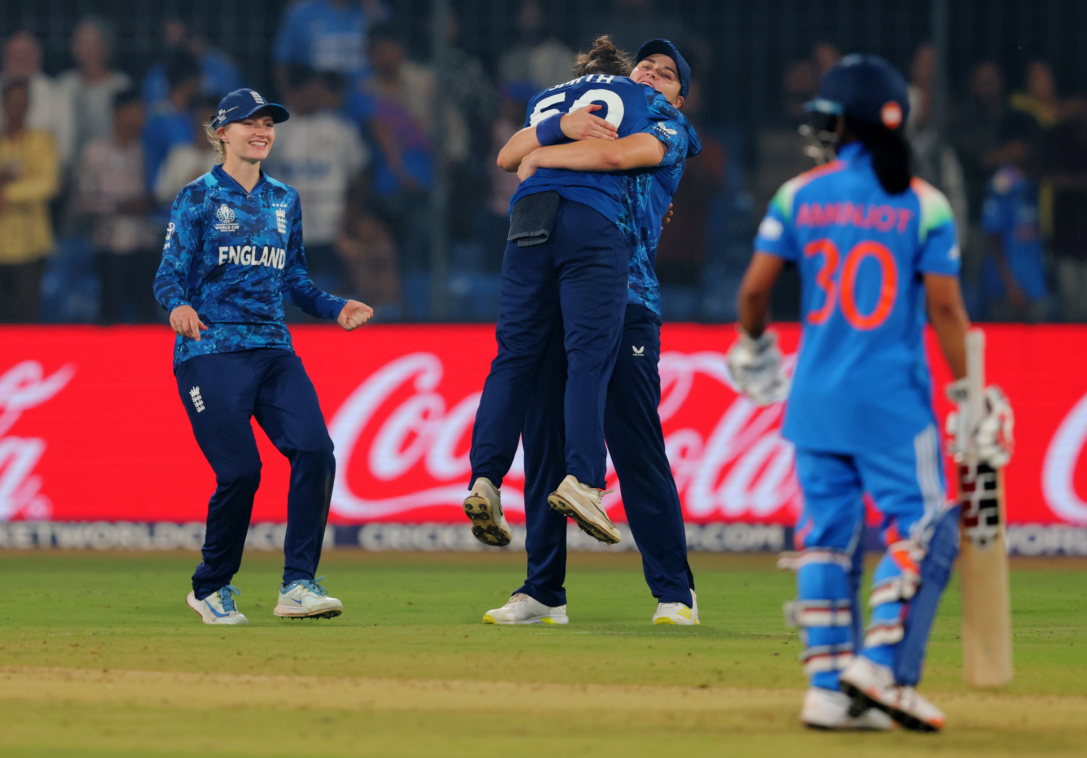 England narrowly held on after India had seemed well set for victory