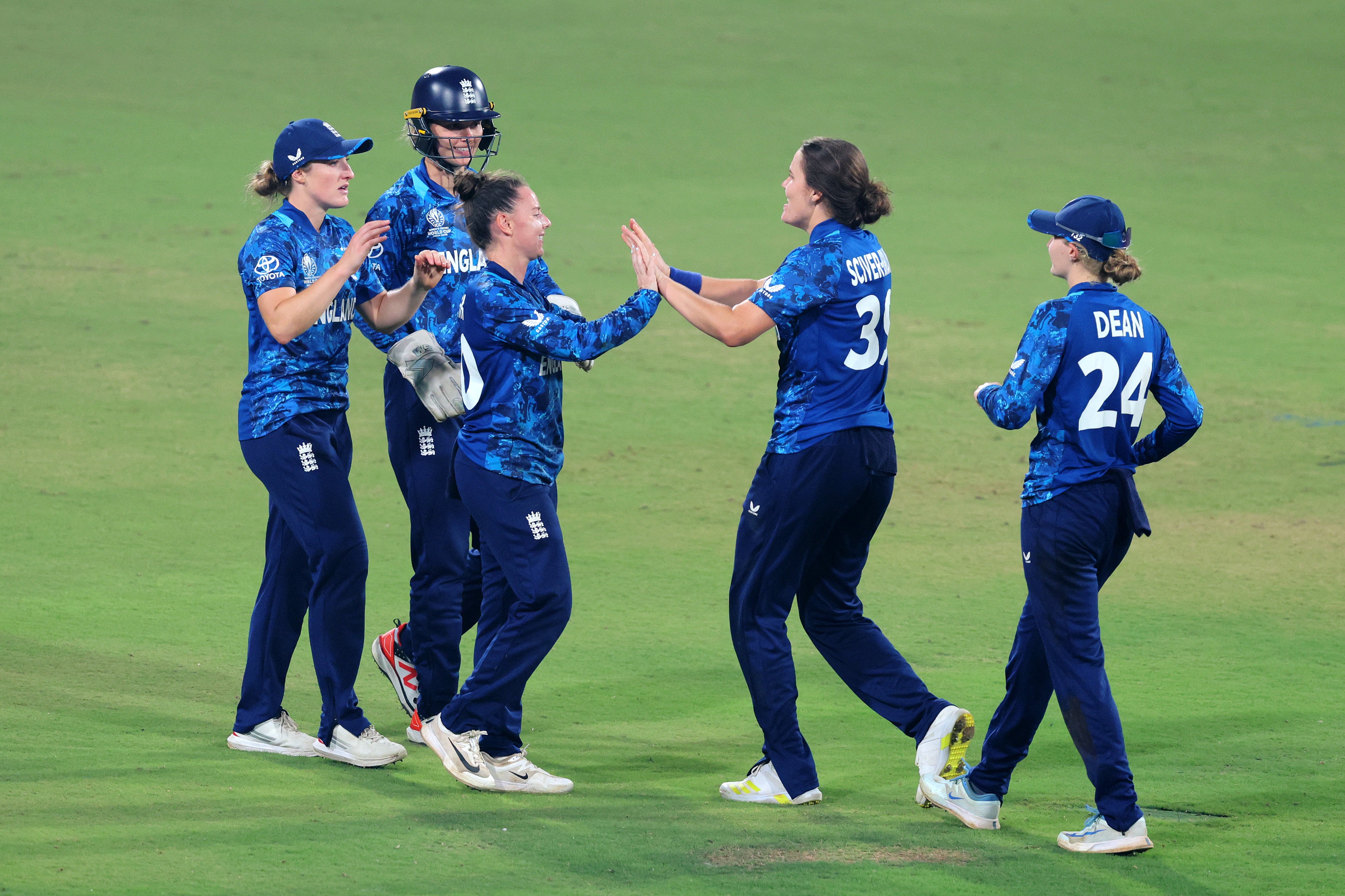 Linsey Smith produced a crucial breakthrough and a nerveless spell of death bowling