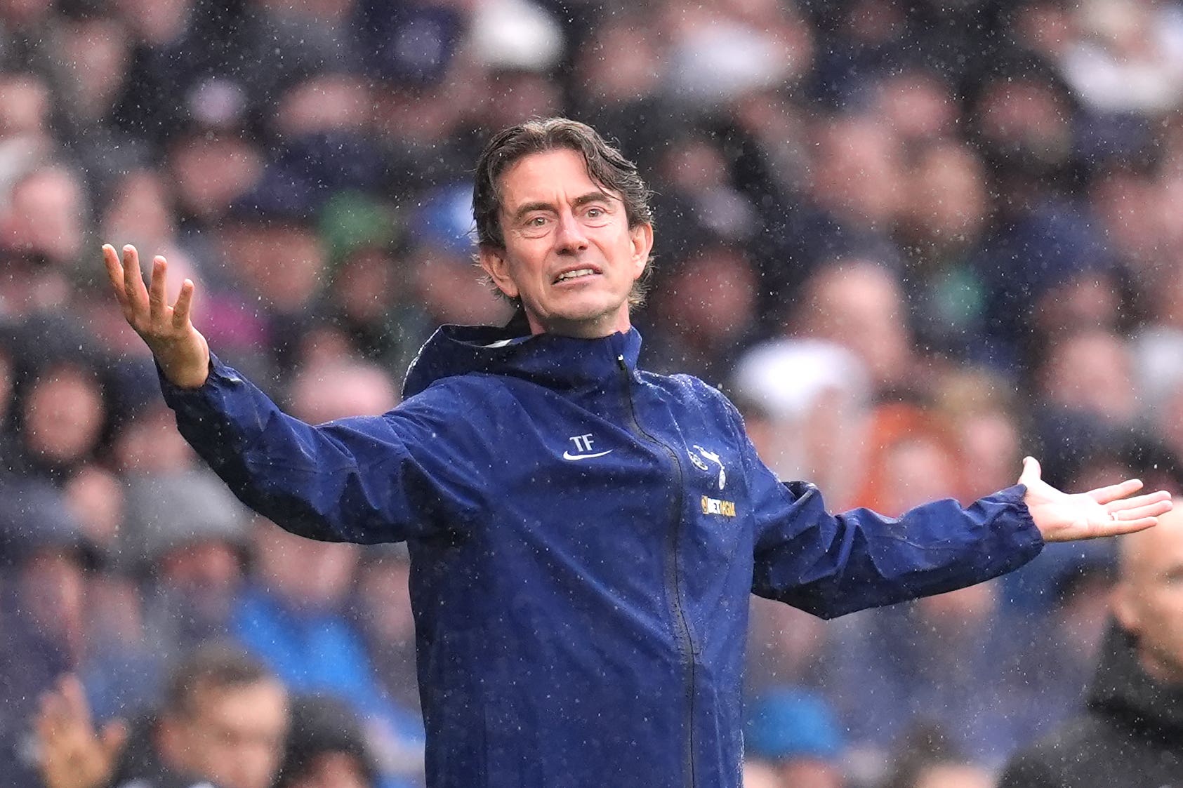 Thomas Frank defended Tottenham after they slipped to another home defeat (John Walton/PA)