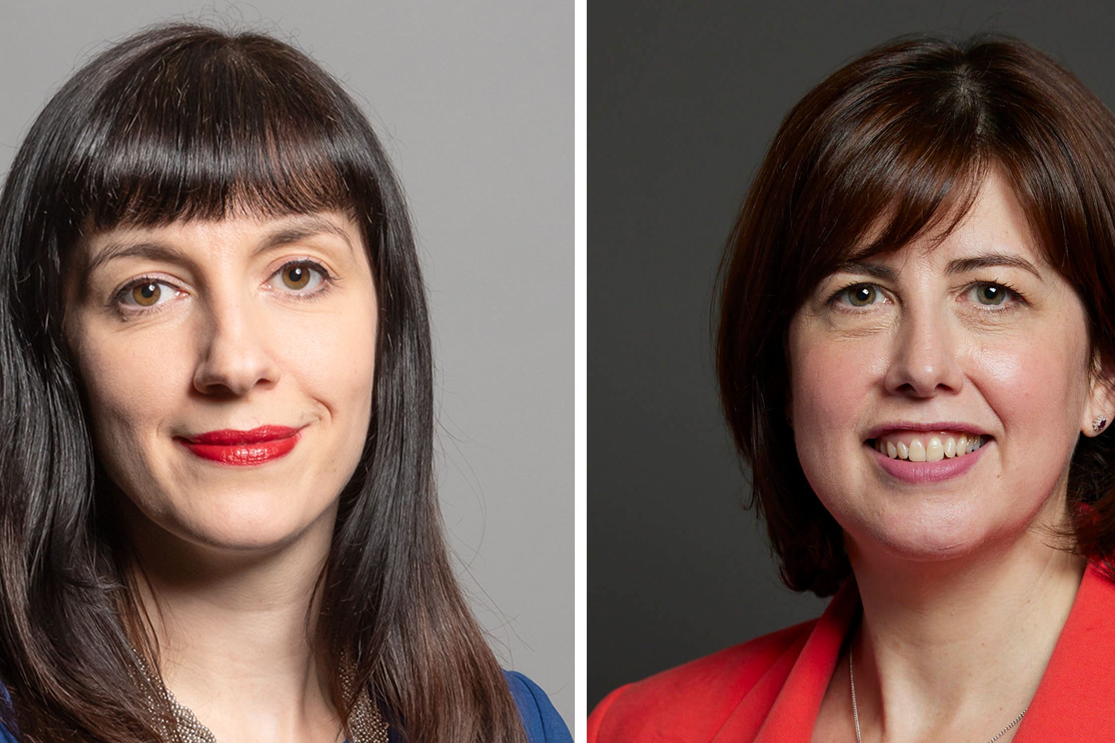 Bridget Phillipson (left) and Lucy Powell are standing for Labour’s deputy leadership (UK Parliament/PA)