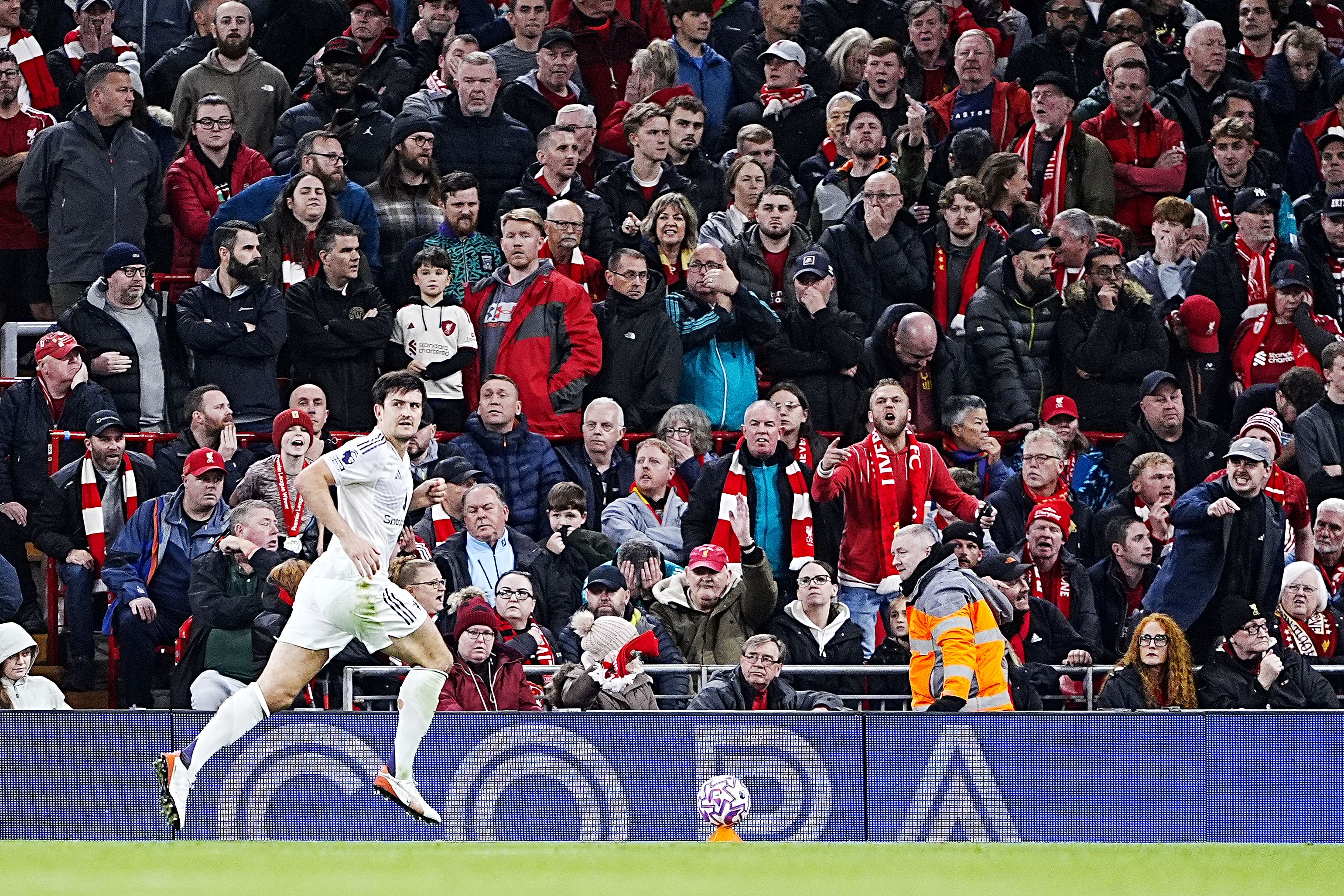 Harry Maguire knows Manchester United have to build on their win at Liverpool (Peter Byrne/PA)