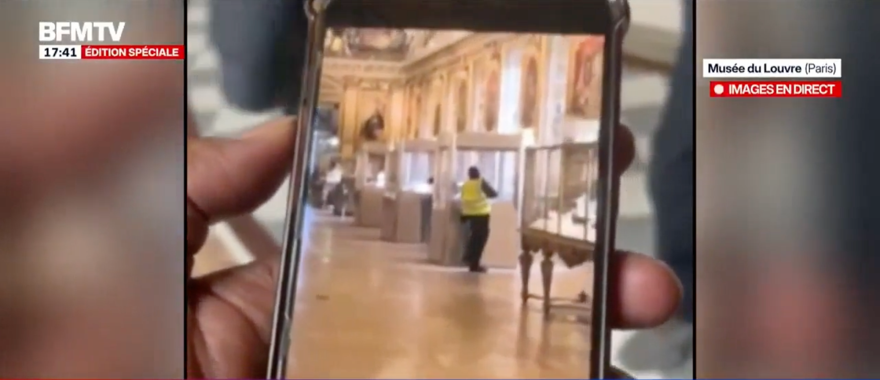 Robbers wore high-vis jackets as they entered the world famous museum and stole the jewels