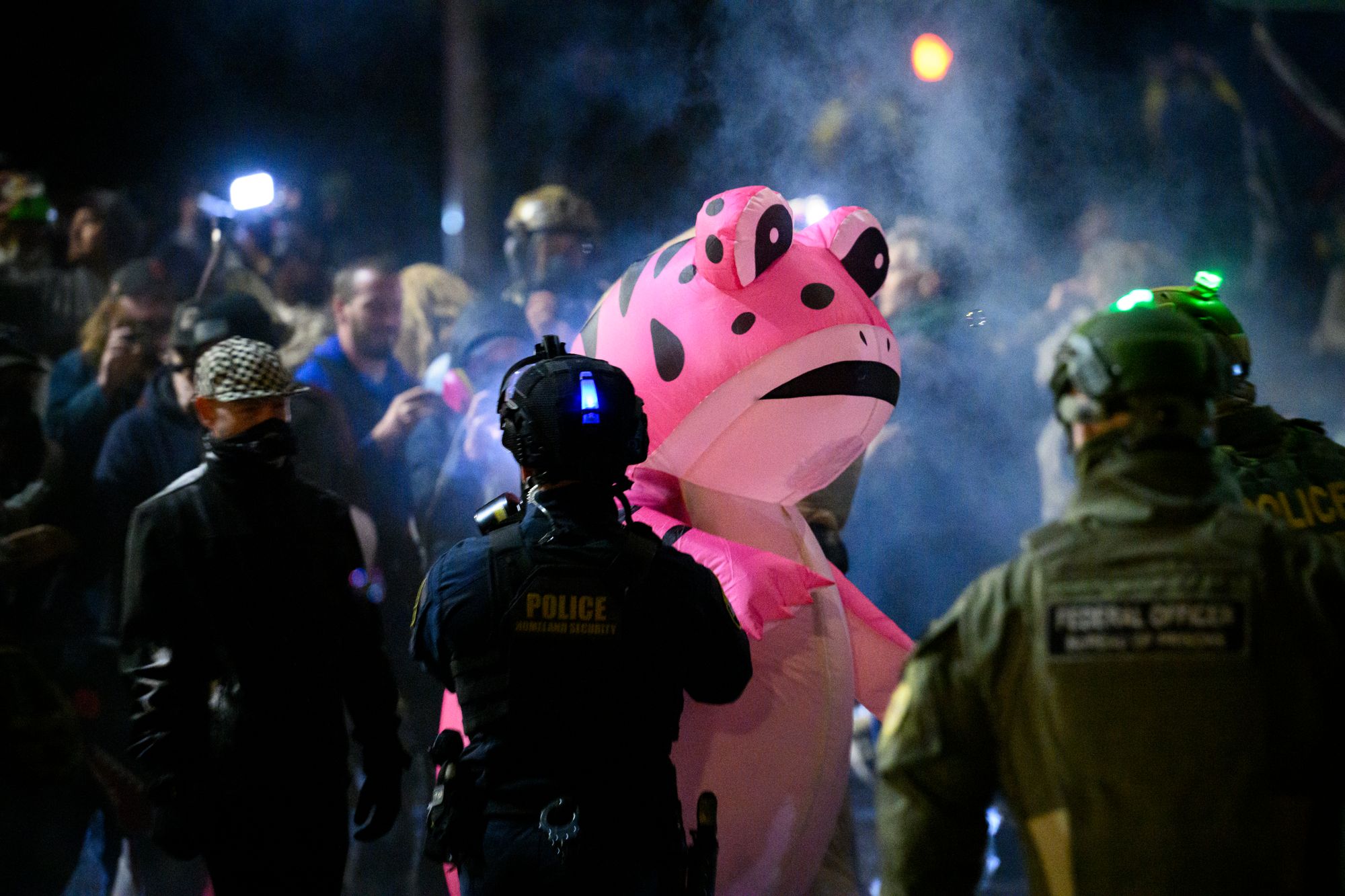 State and local officials have disputed Trump’s characterization of Portland