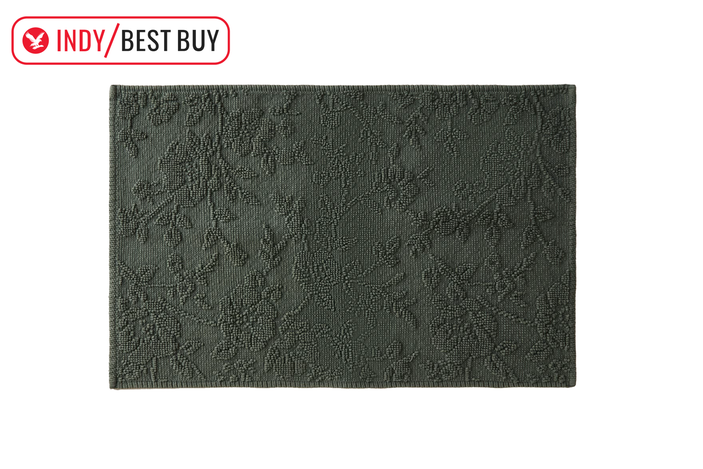 Best bath mat indybest review Marks and Spencer pure cotton floral bath mat