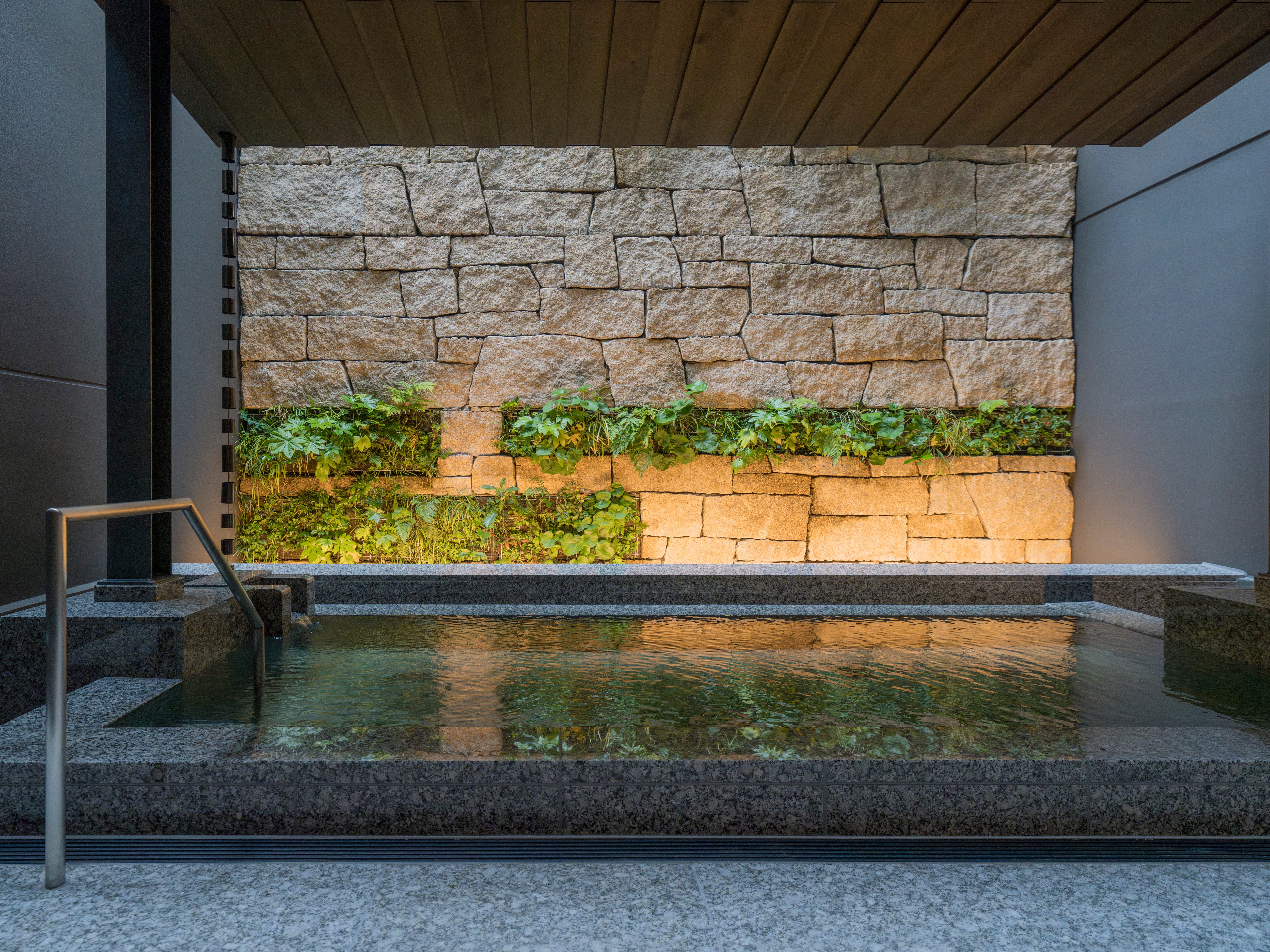 This hotel is home to a private onsen