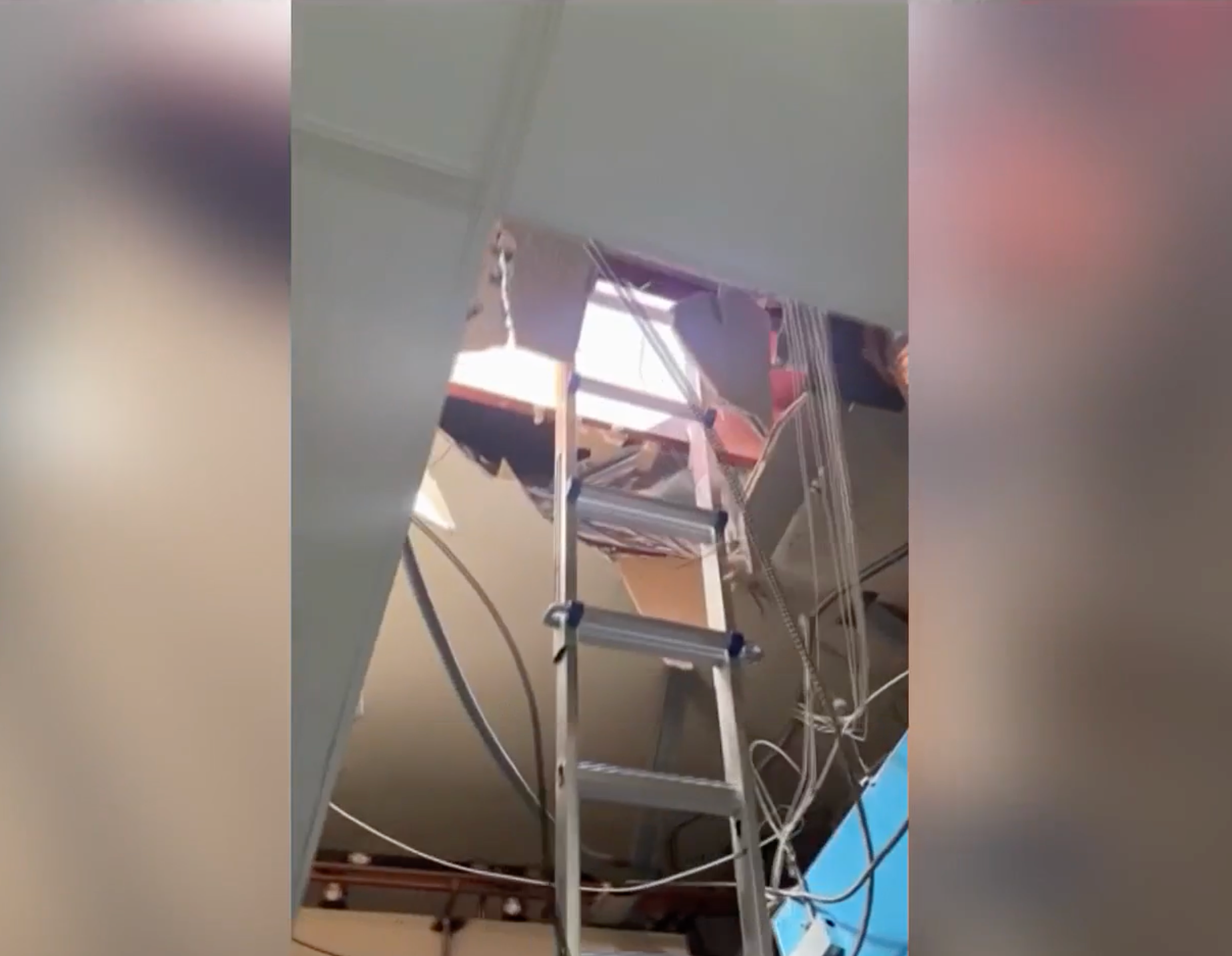 Thieves entered the shop next door to L & Z Jewelry by tunnelling through the ceiling