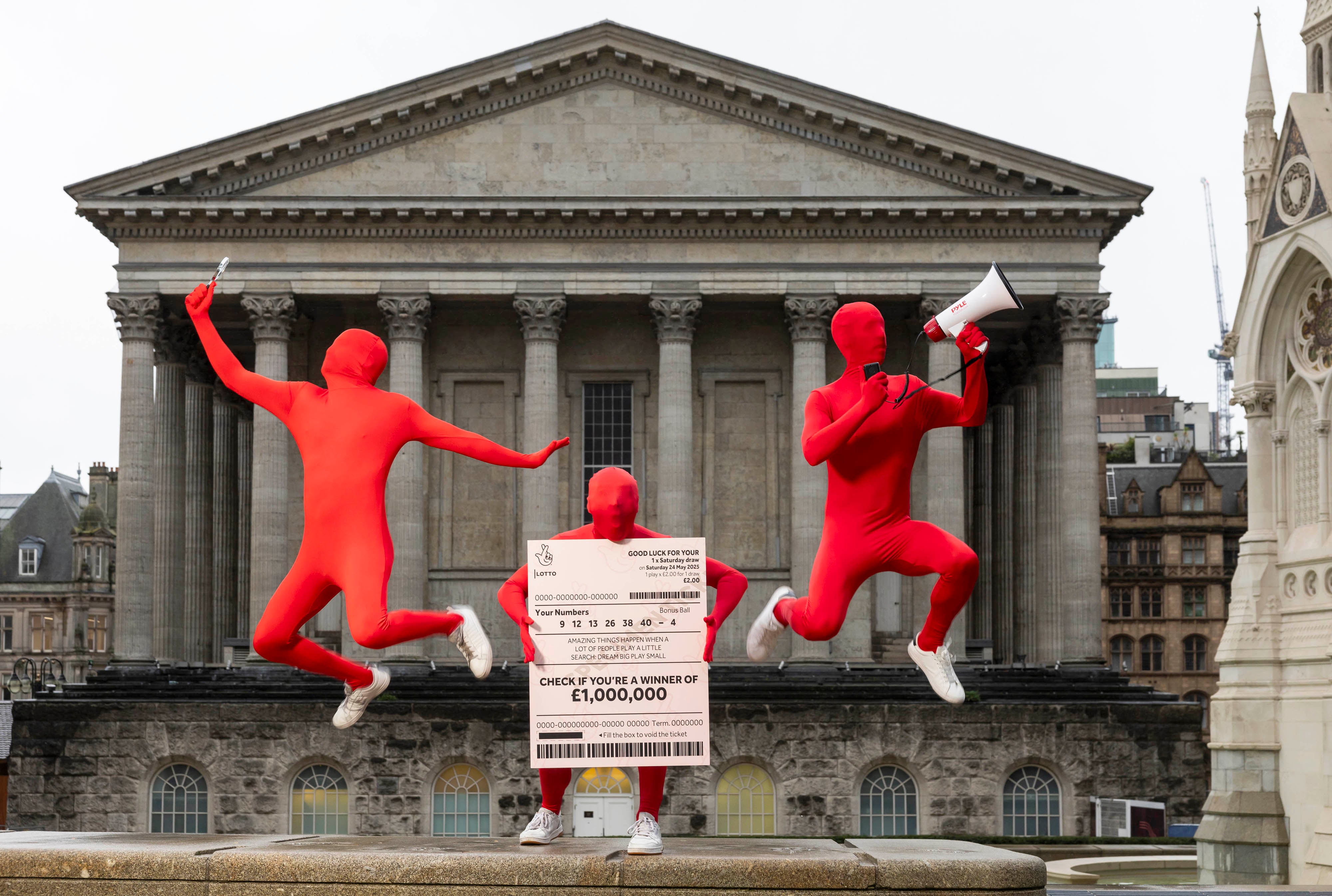 The Lotto team has taken to the streets of Birmingham to try and track down a missing Lotto millionaire