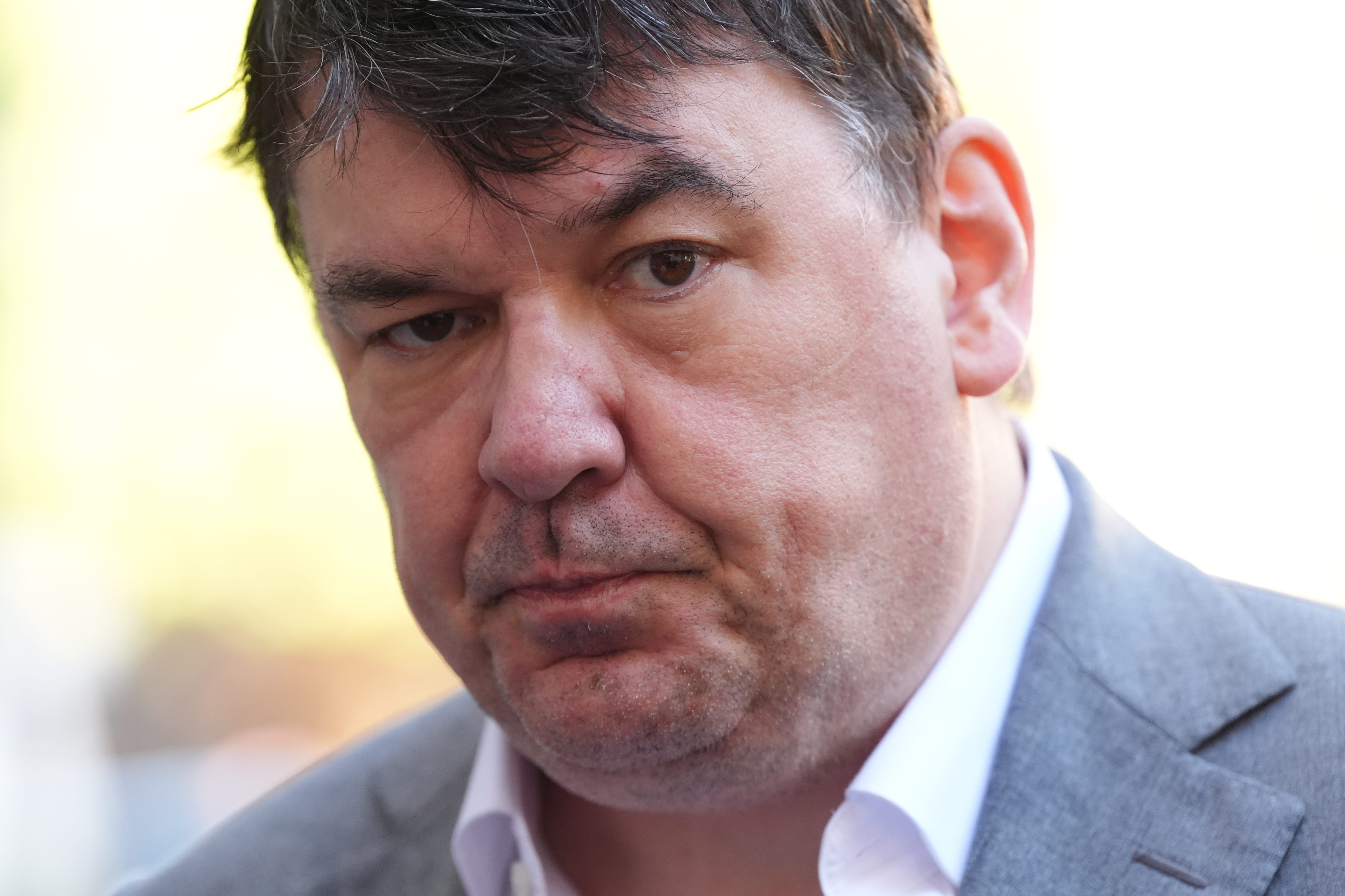 Father Ted creator Graham Linehan said he will face no further action after his arrest at Heathrow Airport (Jonathan Brady/PA)