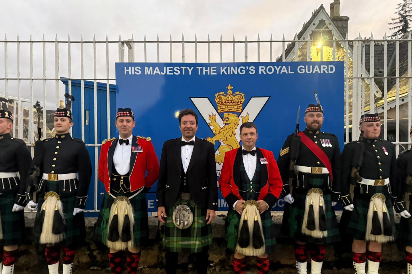 Jimmy Fallon spoke of his holiday in Scotland (5Scots/PA)