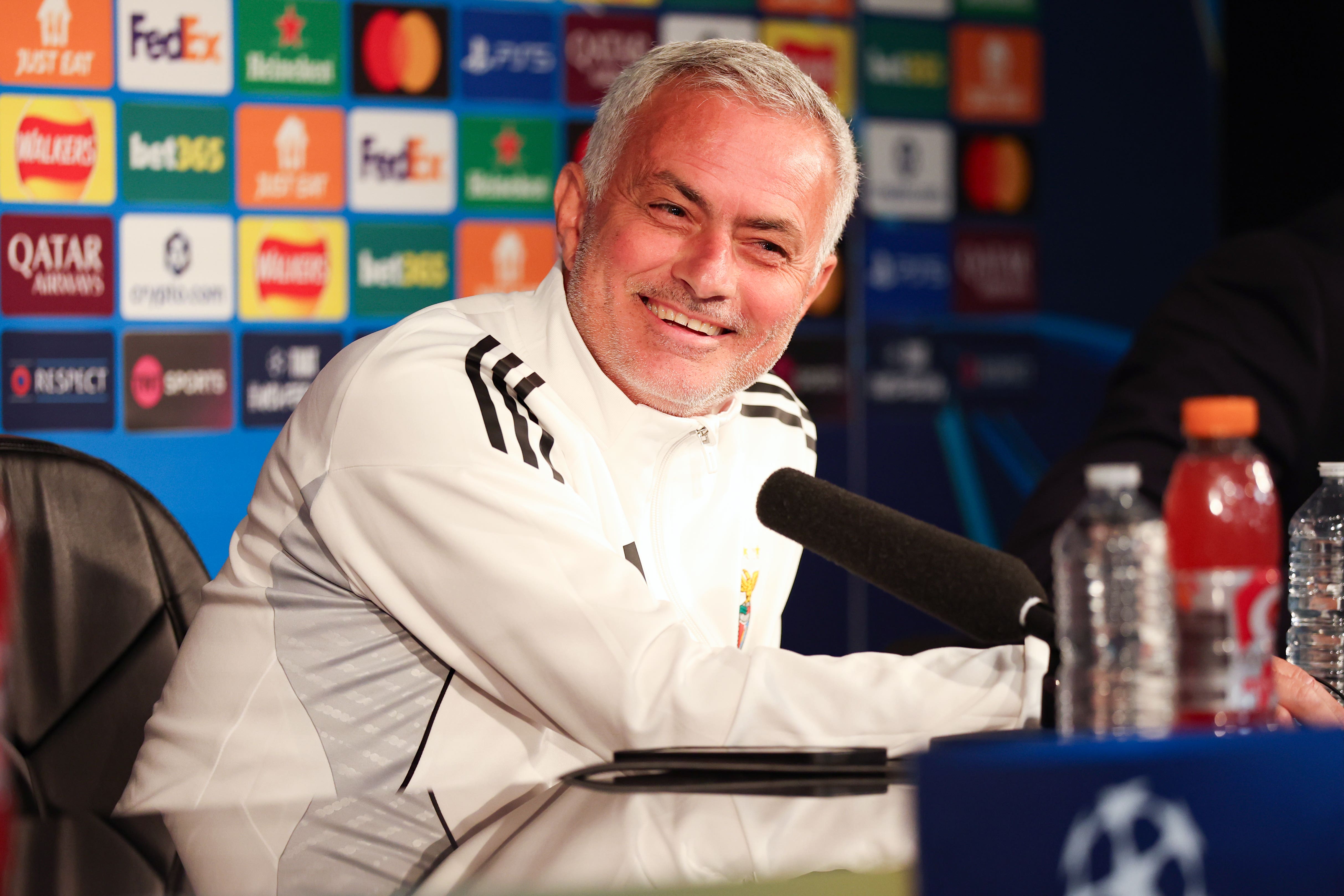 Benfica manager Jose Mourinho (Scott Heppell/PA)