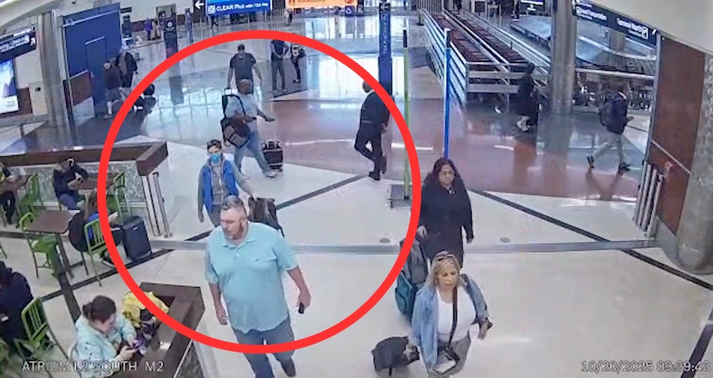Cagle arrived at Hartsfield-Jackson International Airport’s south terminal shortly before 9:30 a.m. and was detained just before 10 a.m. local time Monday