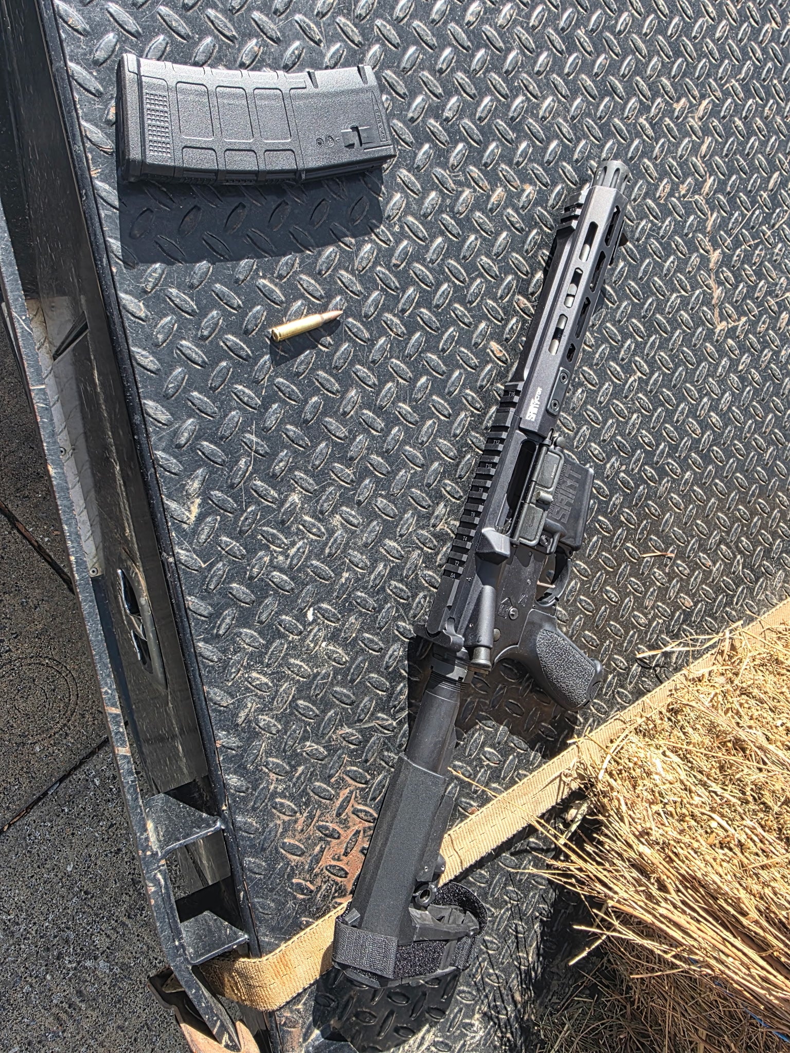 Police said they found 27 rounds of ammunition with the gun