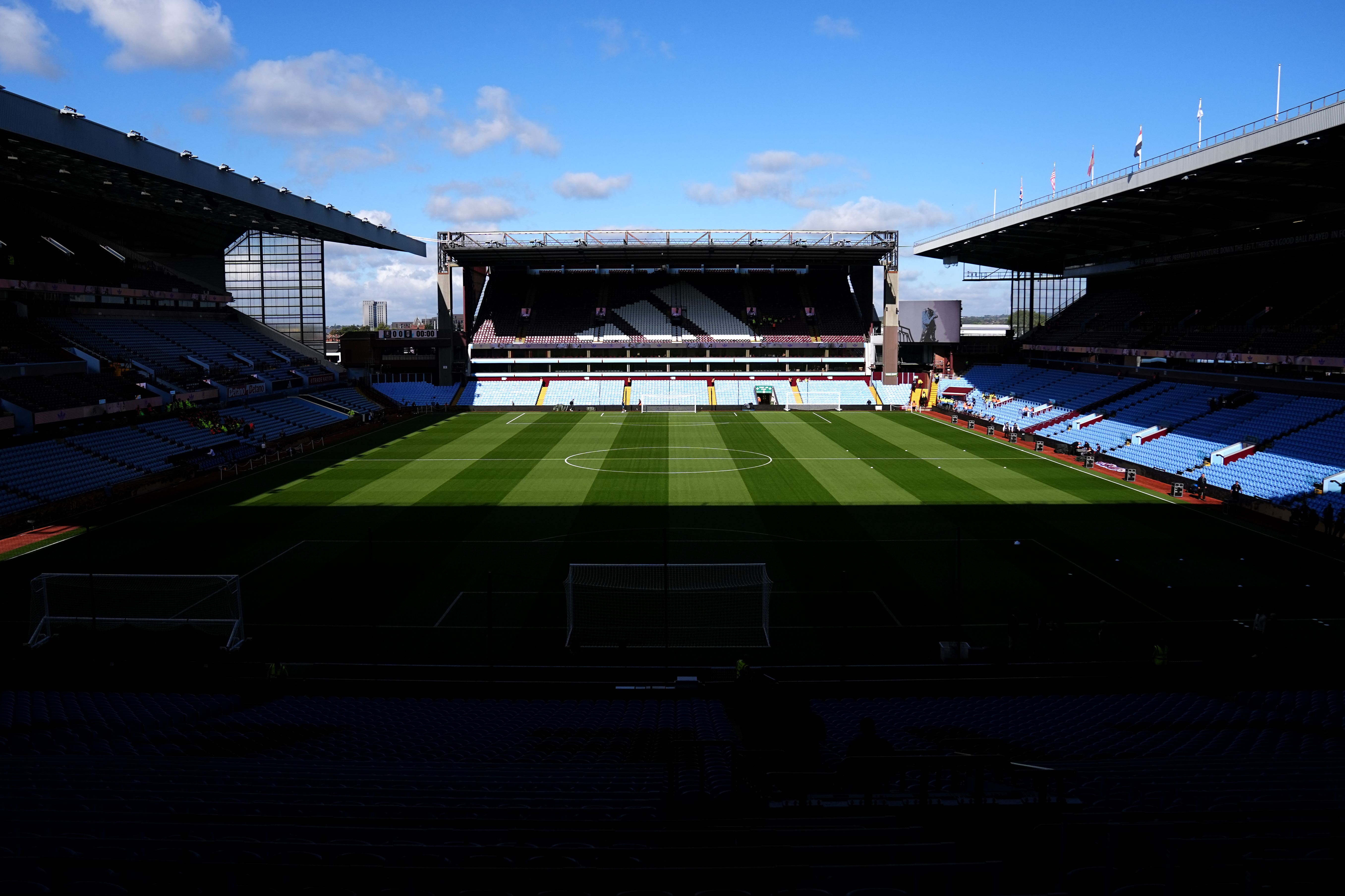 Aston Villa stadium (Jacob King/PA)