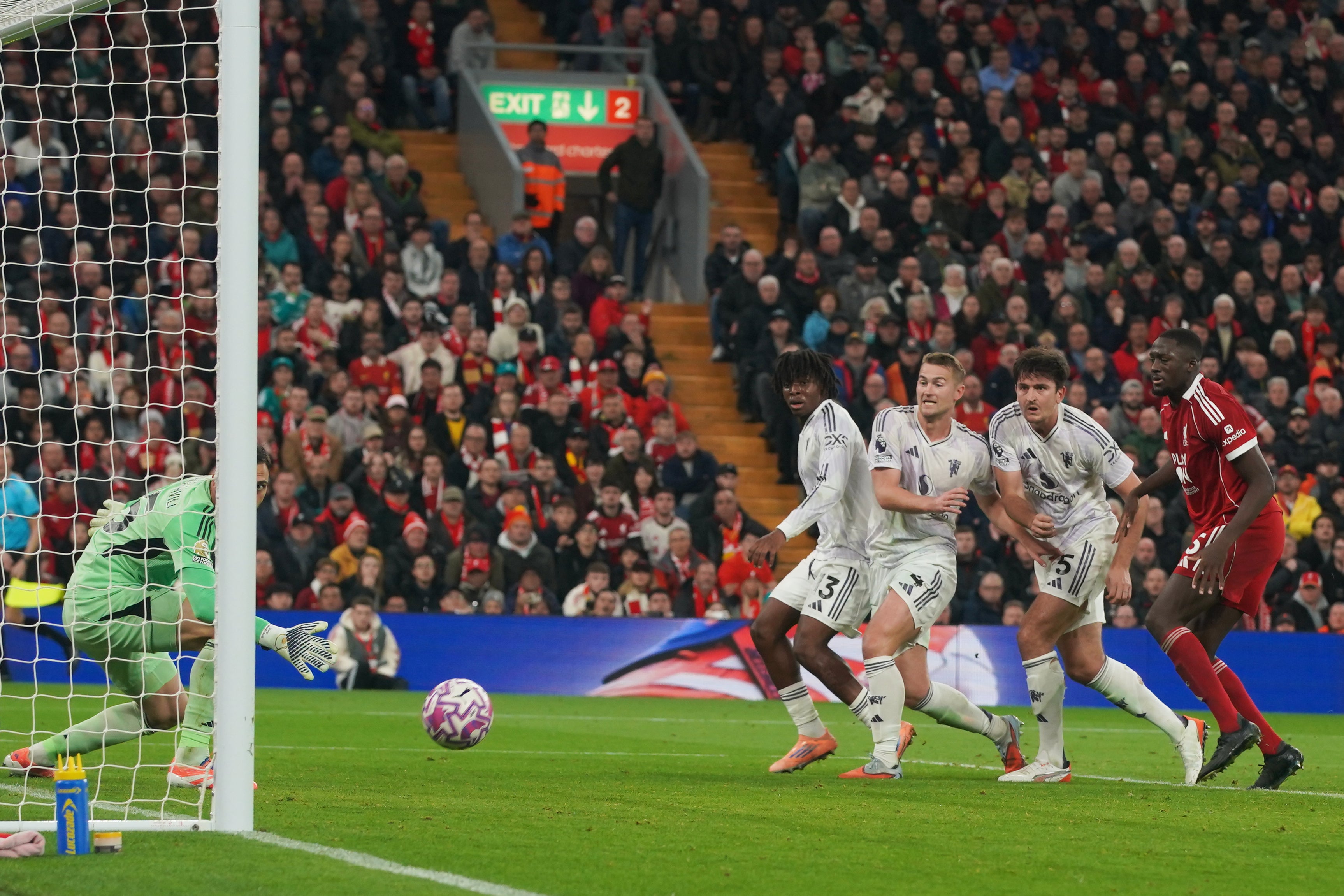 Maguire's 84th minute header secured United's first win at Anfield in nine years