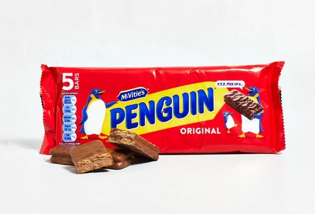 <p>Proof that nostalgia has a sweet tooth – the Penguin bar looks the same, even if what’s inside isn’t</p>