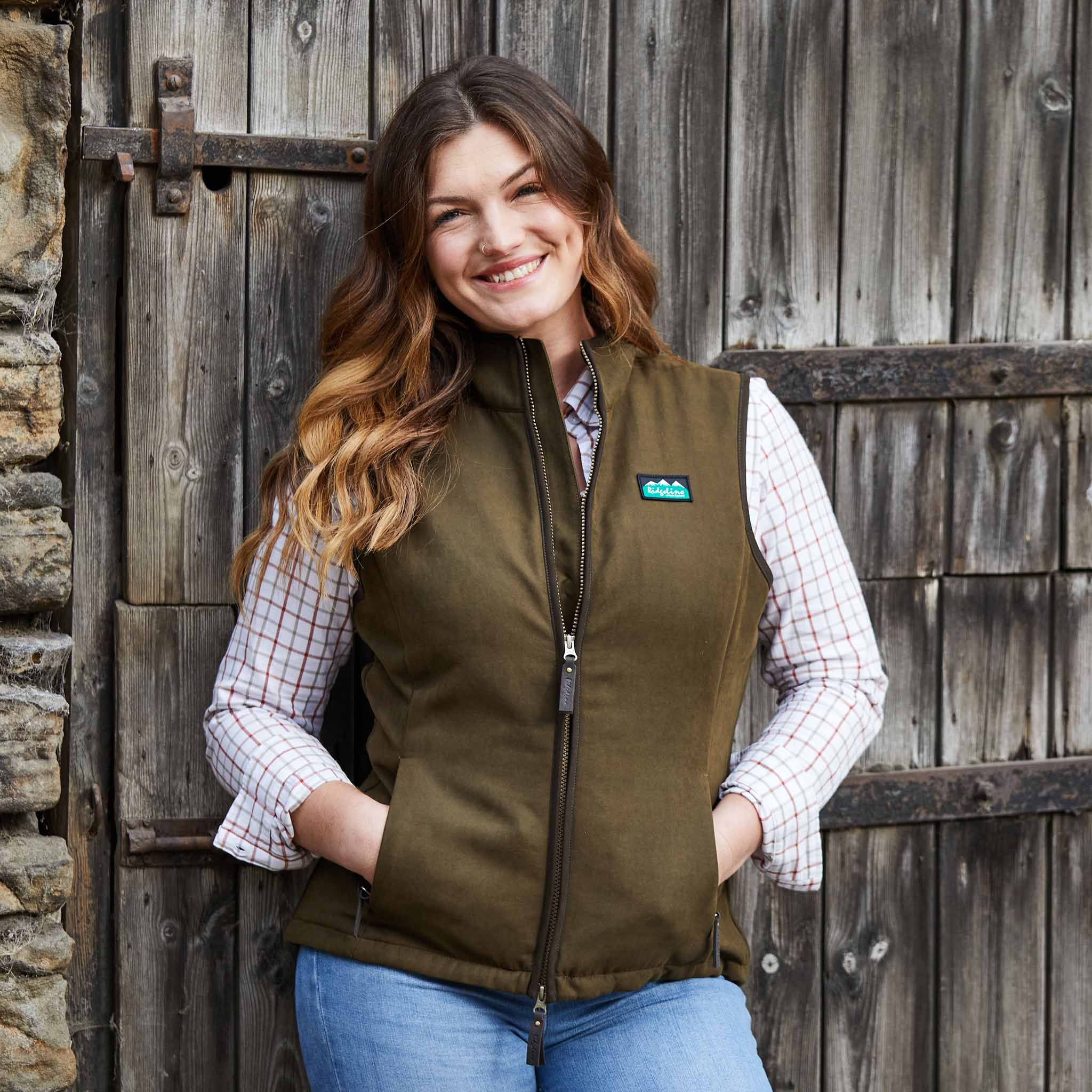 A gilet will keep you warm - and offer style outside of the garden as well