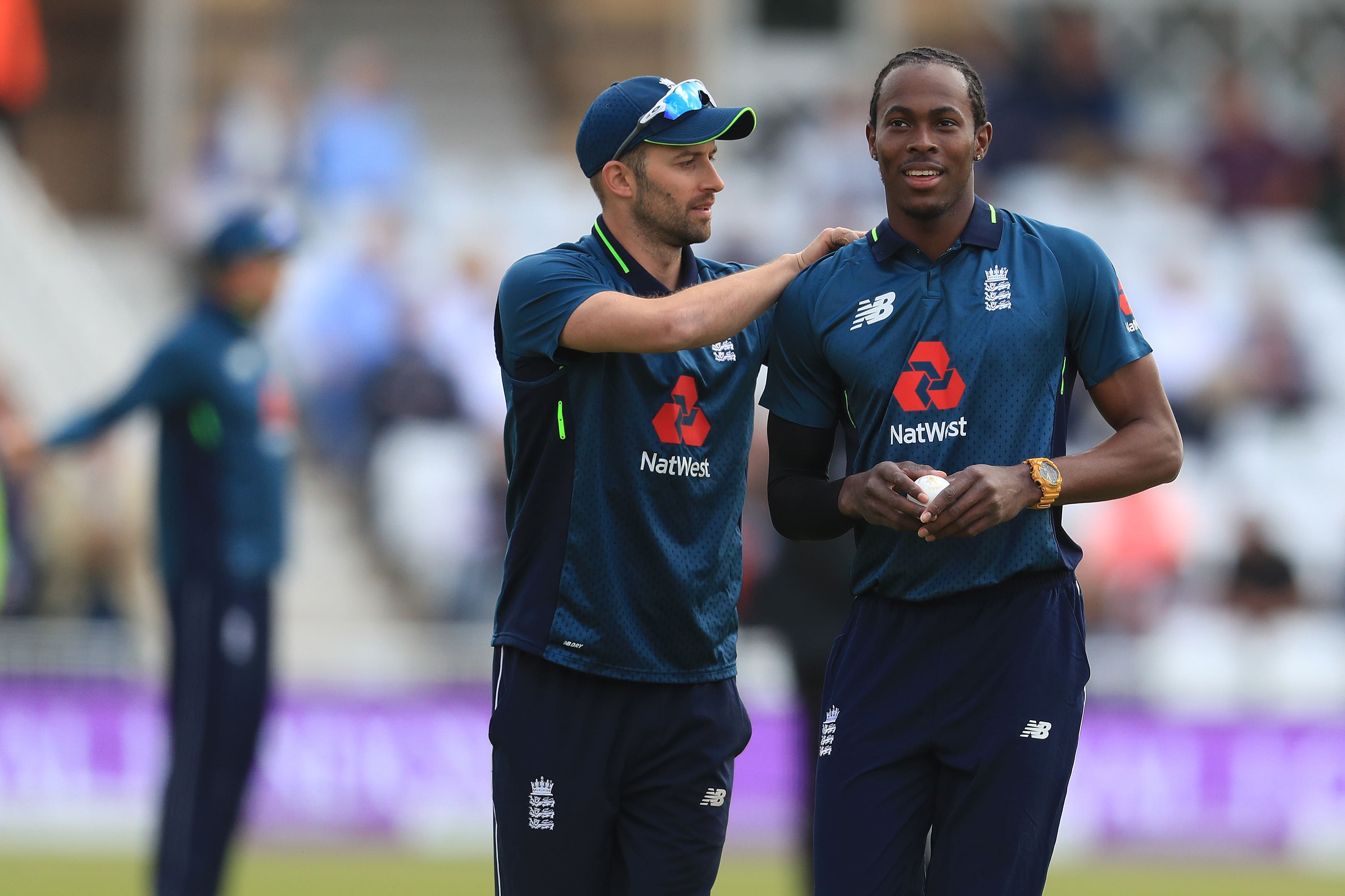 Mark Wood (left) and Jofra Archer are part of England’s seam stocks in Australia