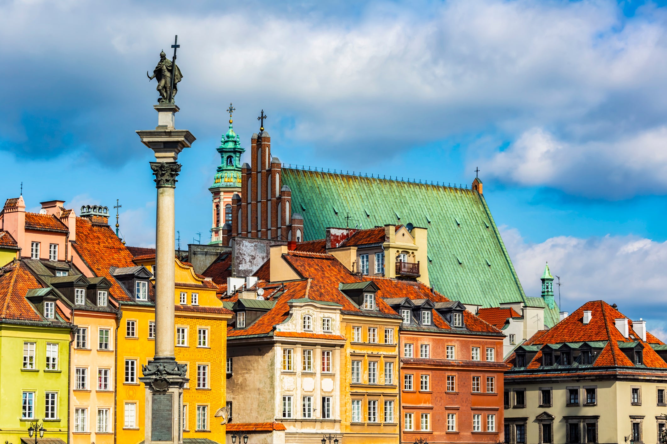 Warsaw's Old Town dates back to the 13th century