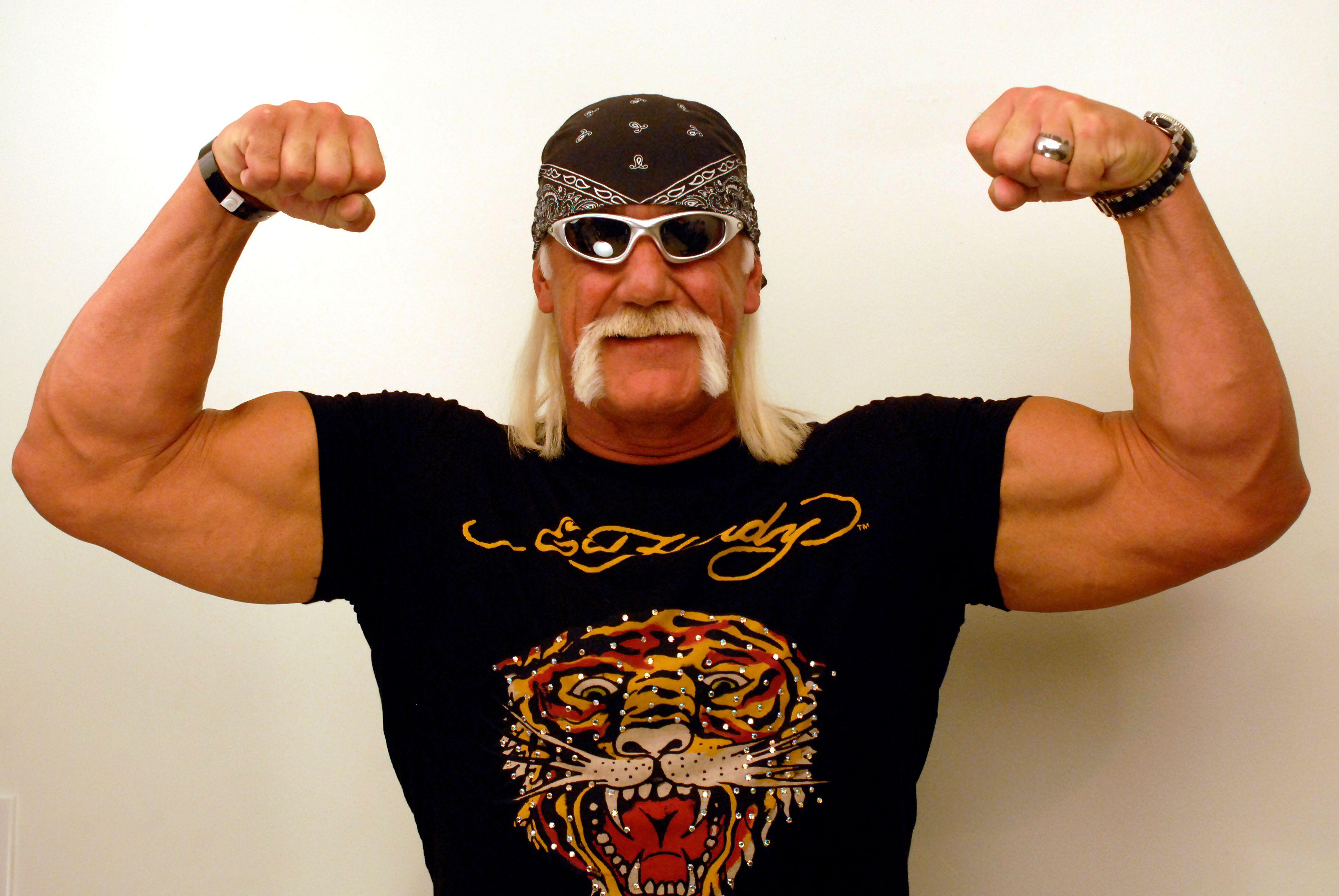 The late Hulk Hogan sported a handlebar moustache