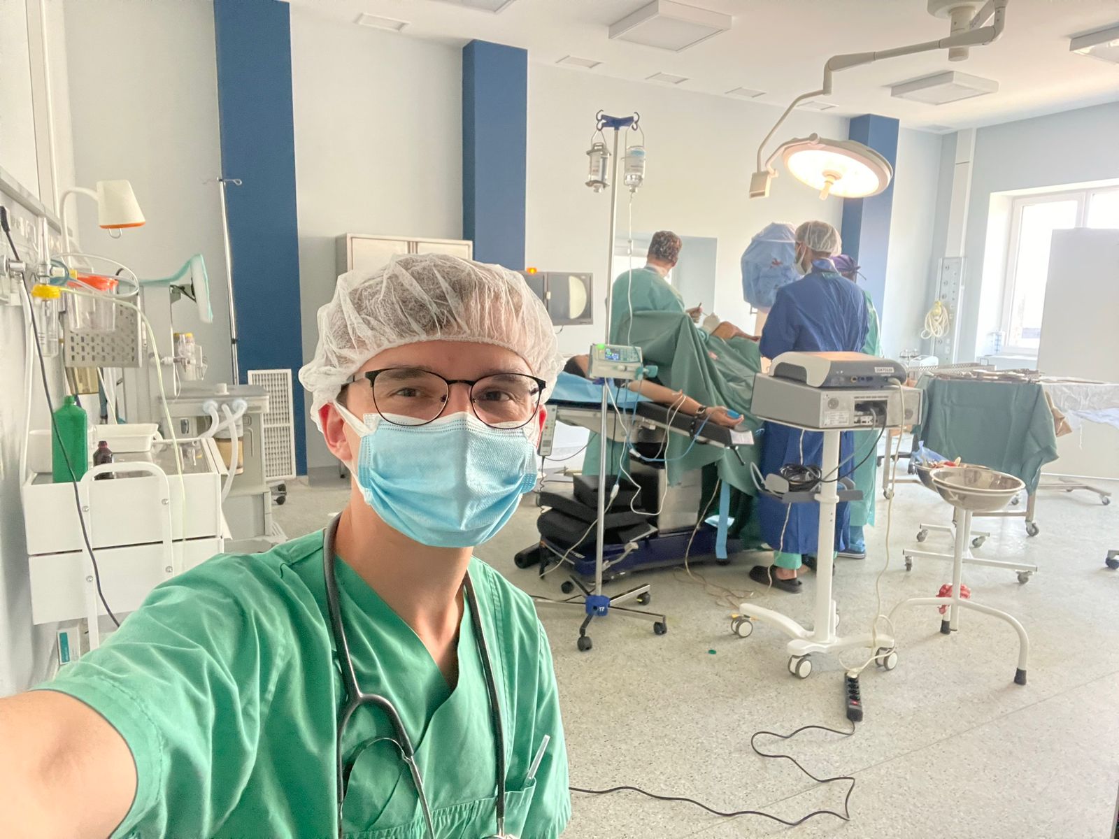 Dr Roman Smolynets, an anesthesiologist and intensive care specialist at Multidisciplinary Clinical Hospital of Emergency and Intensive Care in Lviv, Ukraine