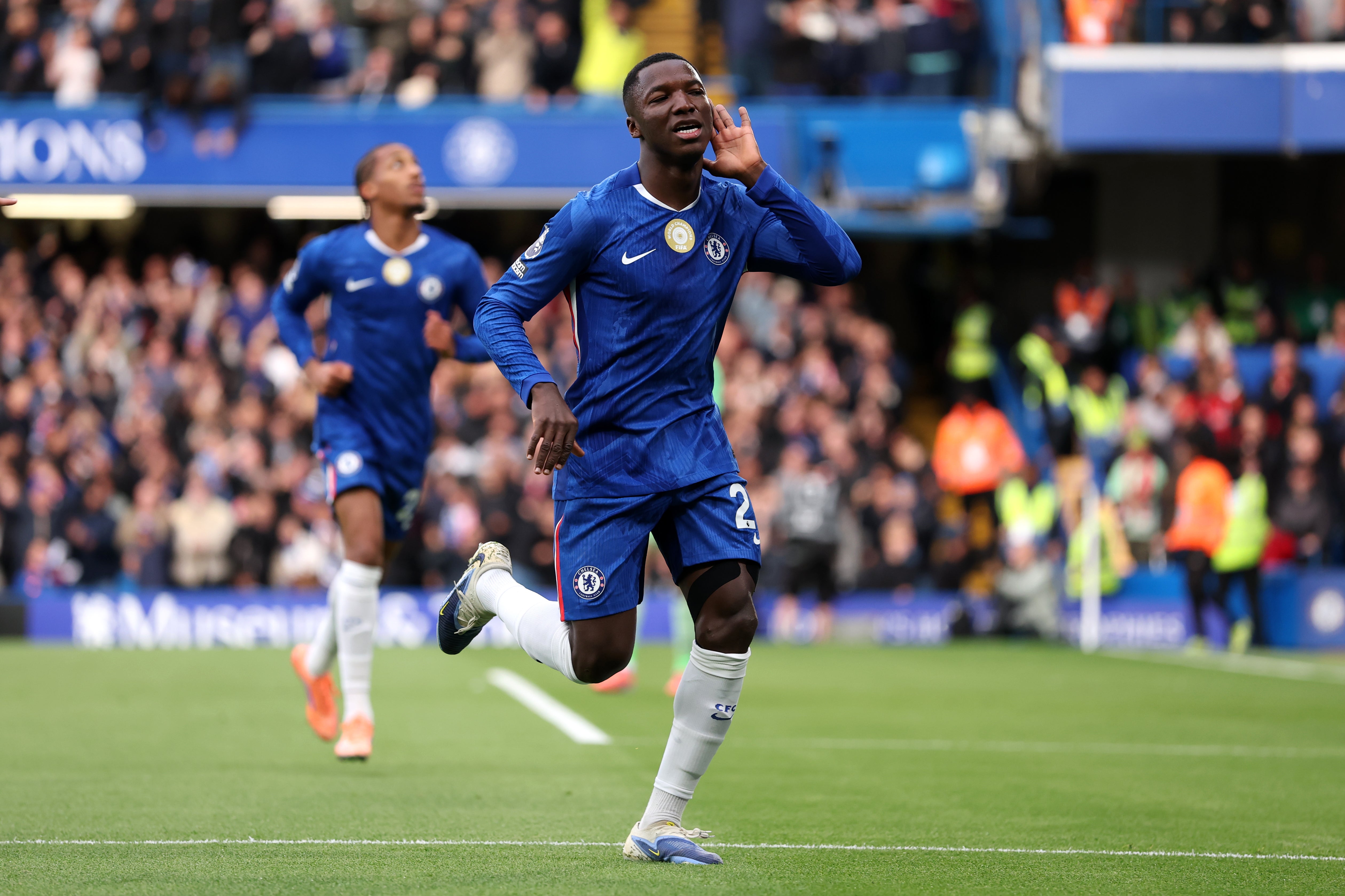 Moises Caicedo has four goals this season for Chelsea