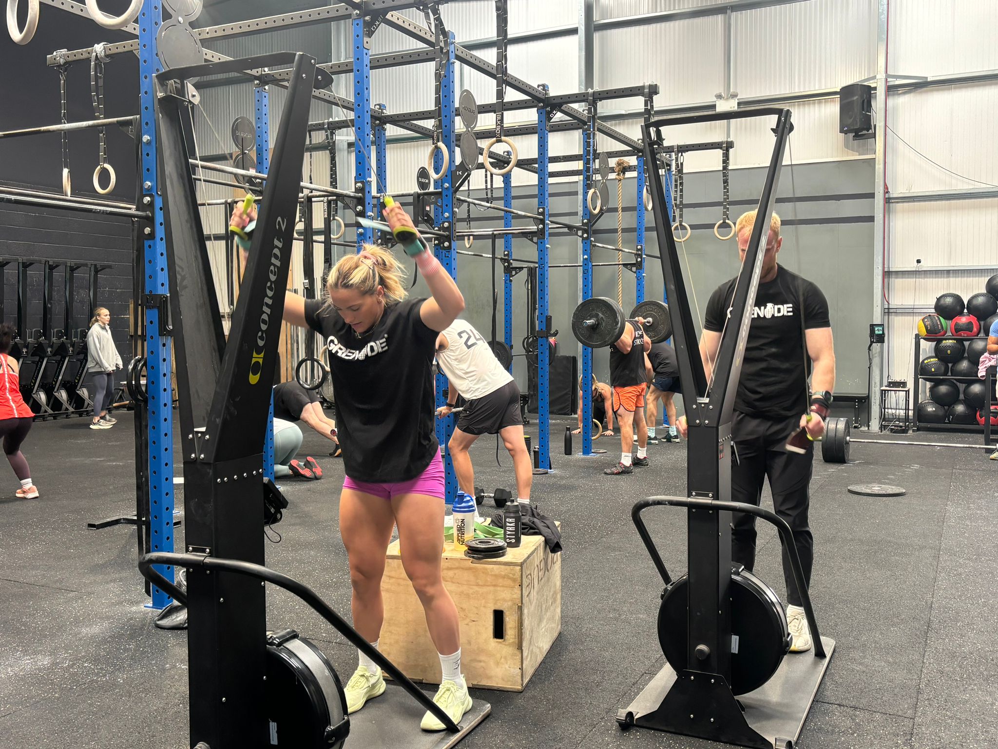 The workout starts smoothly, but things soon take a turn