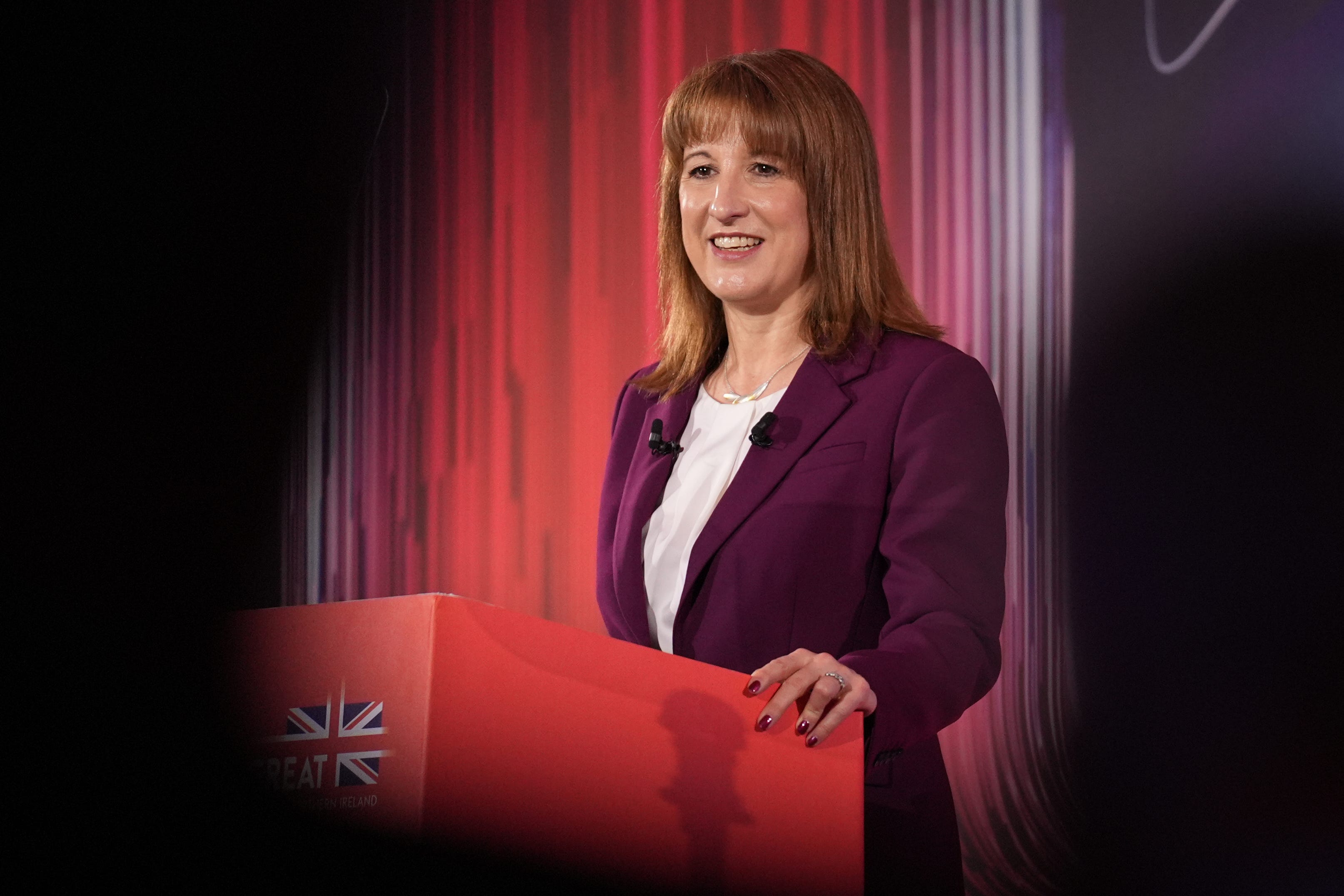 Chancellor Rachel Reeves speaking at the Regional Investment Summit at Edgbaston Stadium in Birmingham (Joe Giddens/PA)