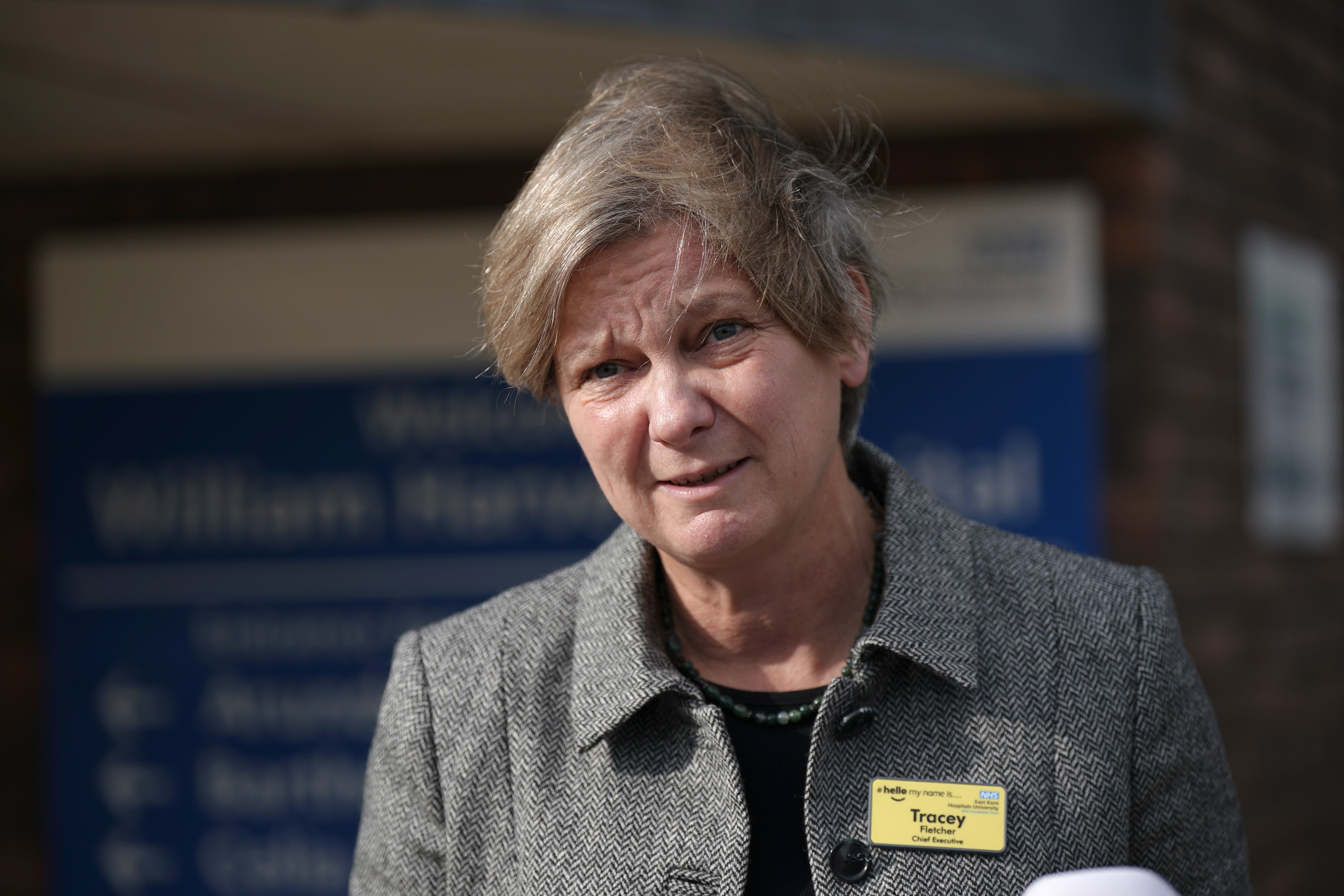 Chief executive of East Kent Hospitals University NHS Foundation Trust Tracey Fletcher apologised for the incident