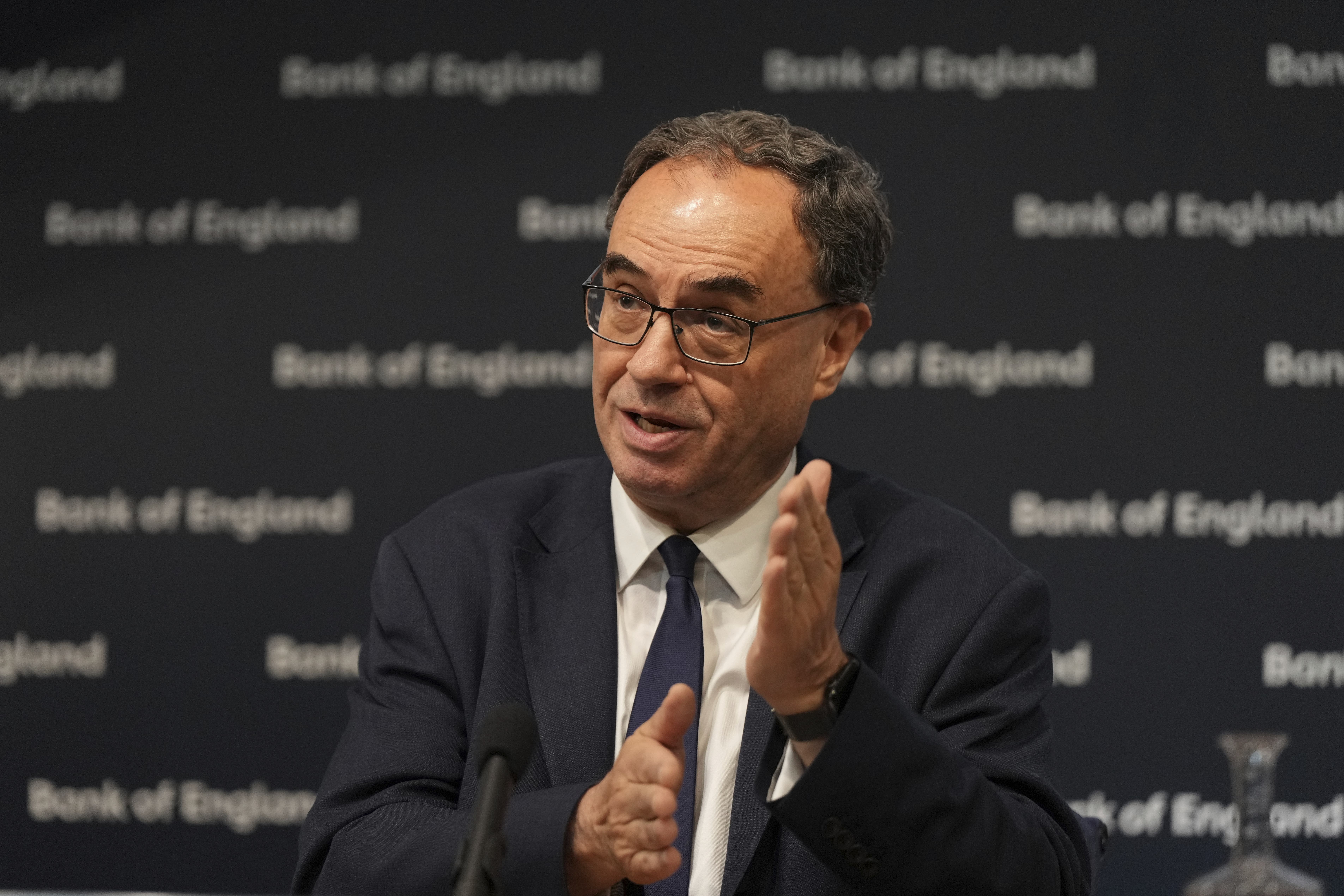 Governor of the Bank of England, Andrew Bailey (Alastair Grant/PA)