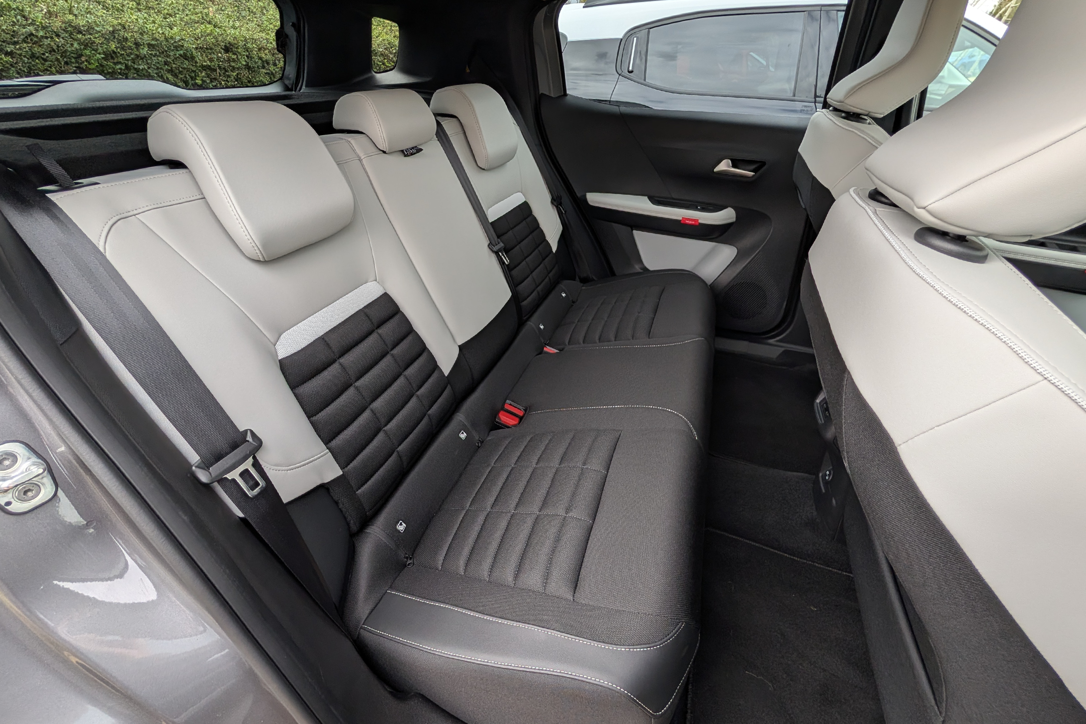 Rear passenger space is plentiful, with best-in-class knee room and ample headroom