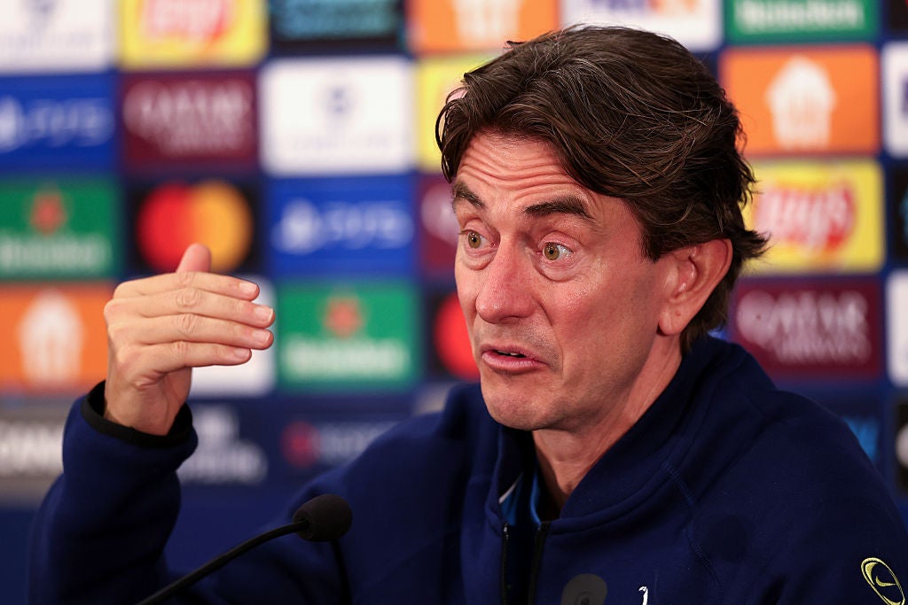 <p>Frank was speaking ahead of his side's match against AS Monaco in the Champions League</p>