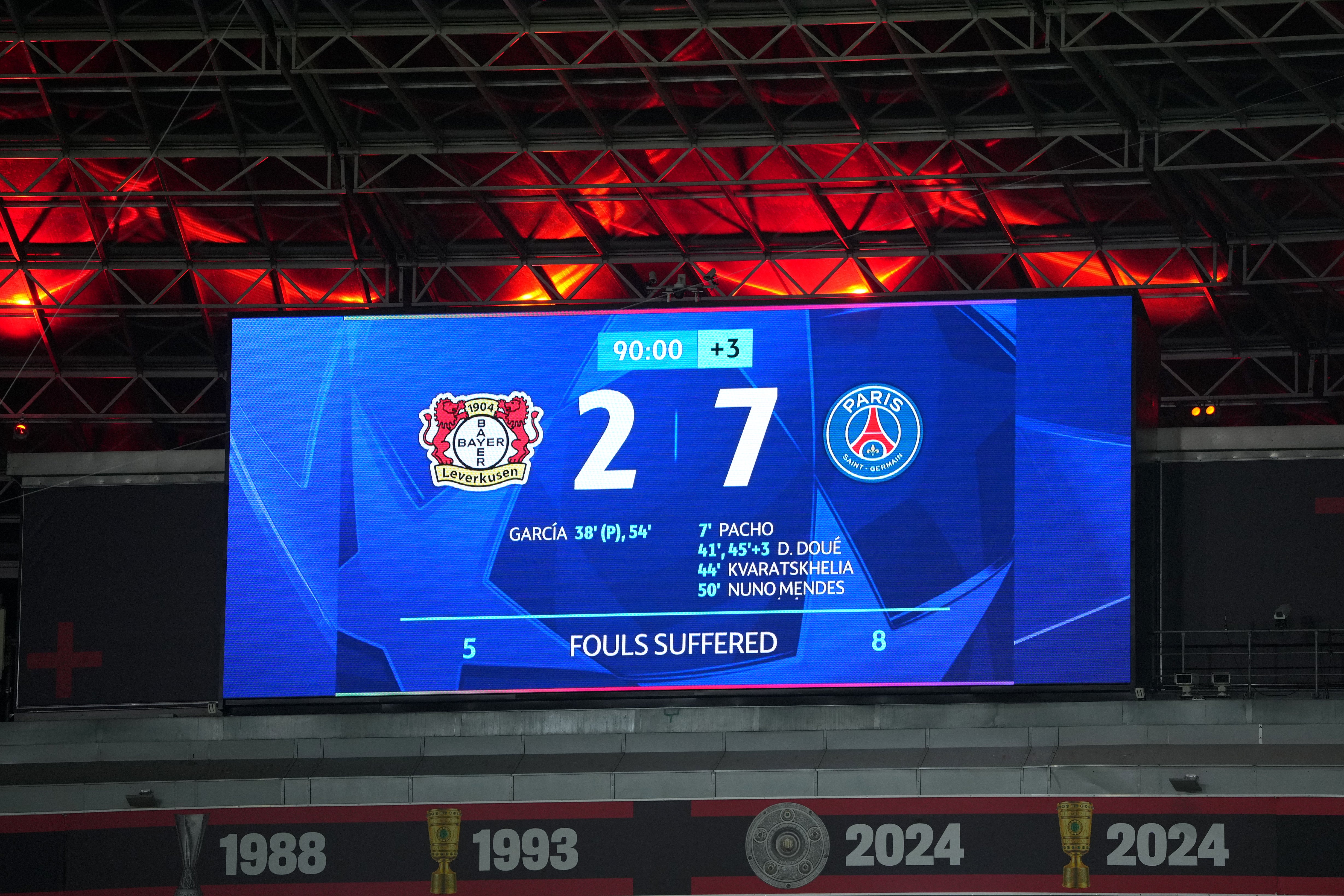 PSG zdemolovalo Leverkusen