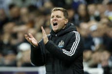 Eddie Howe challenges Newcastle to back up impressive Champions League display