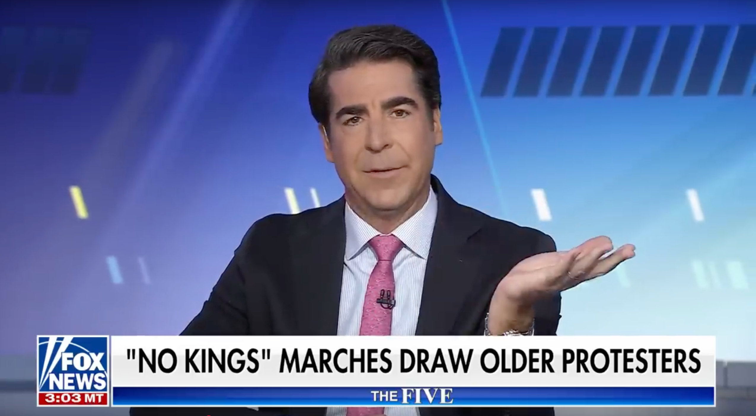 'Democrats love kings!': Jesse Watters discusses 'No Kings 2' on Fox News on Monday and admits that his own mother was among their ranks