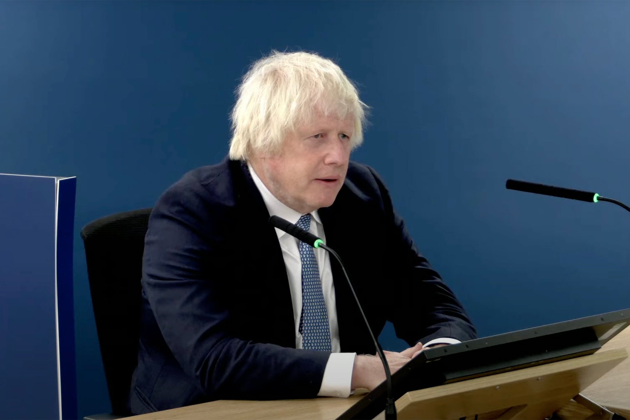 Boris Johnson has expressed regret about his choices as prime minister during Covid
