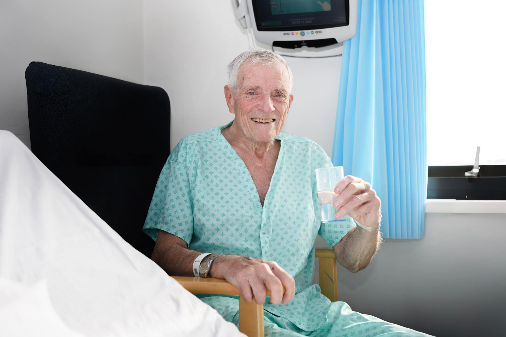 Roger Jackson has become the first NHS patient to receive histotripsy treatment for liver cancer.