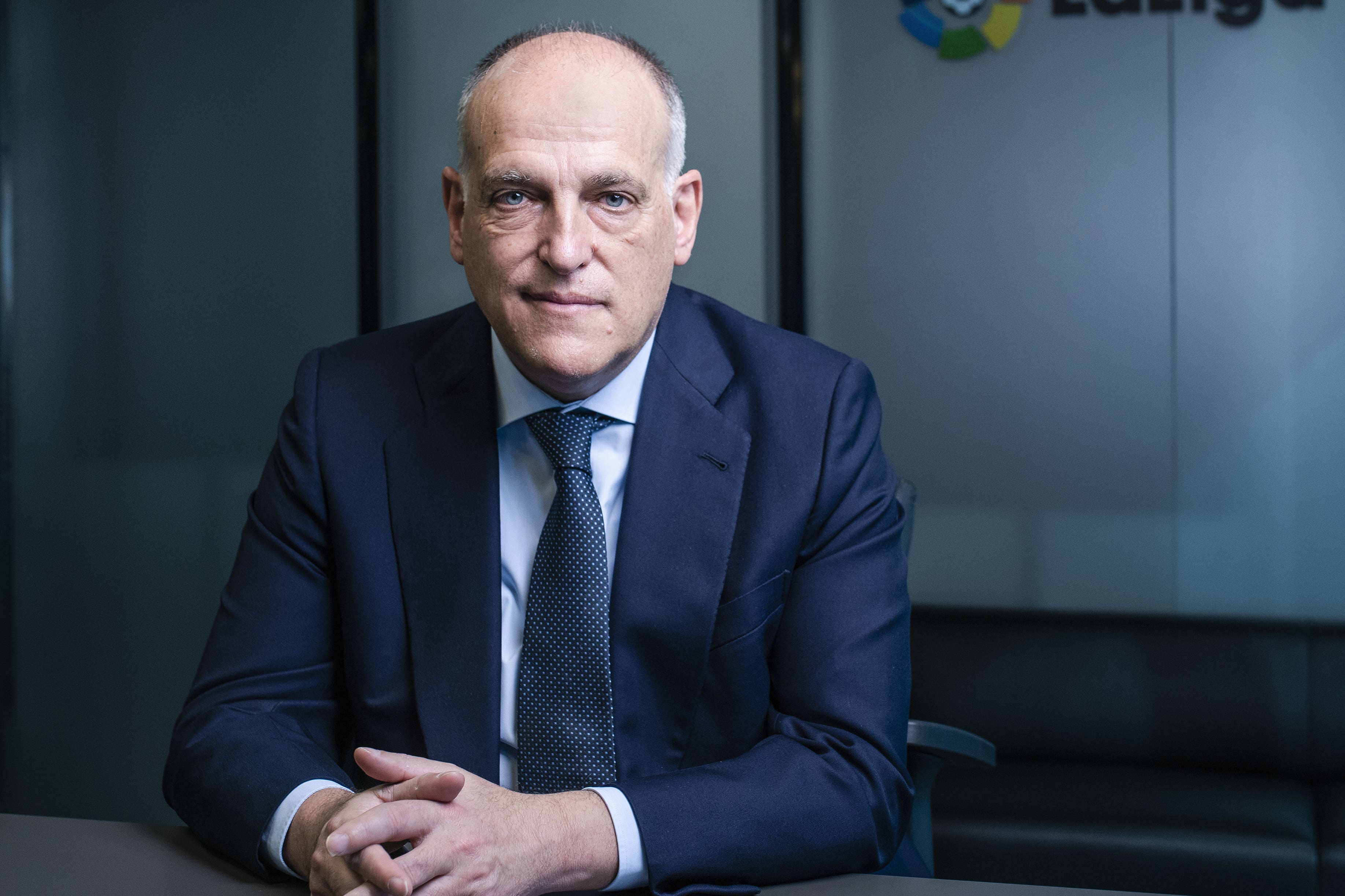 Javier Tebas believes the decision to call off the Miami match is a step backwards (The Playbook/PA)