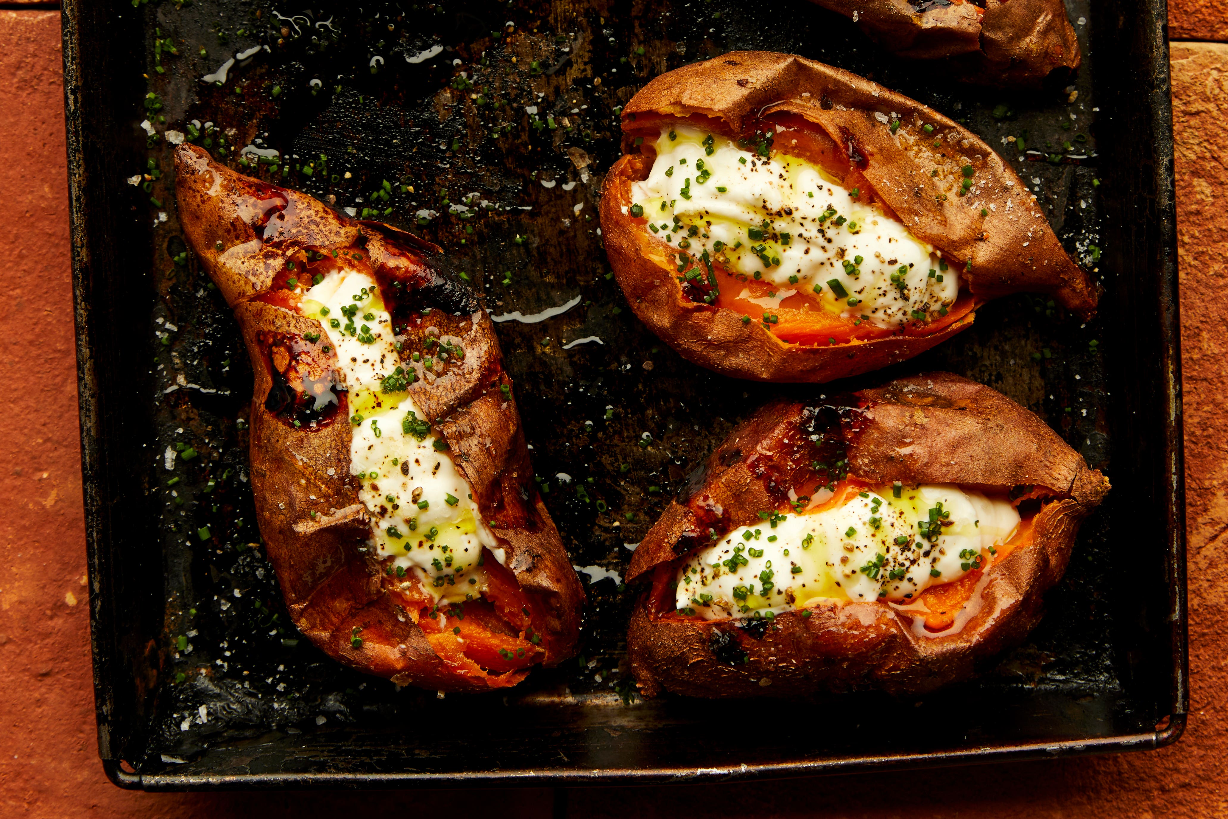 Sweet, tangy and satisfyingly creamy – proof that steak night isn’t just about the meat
