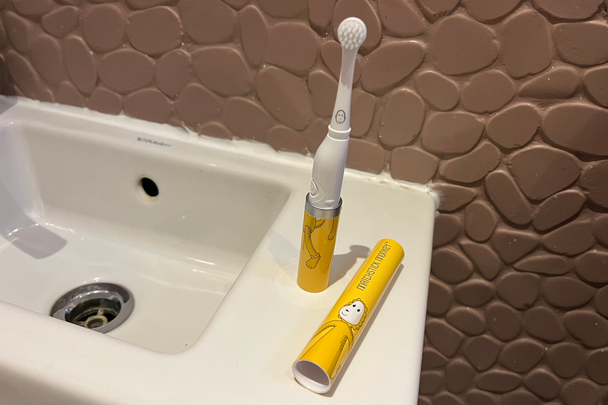 bests kids toothbrush indybest review Matchstick Monkey baby electric sonic toothbrush Ludo lion