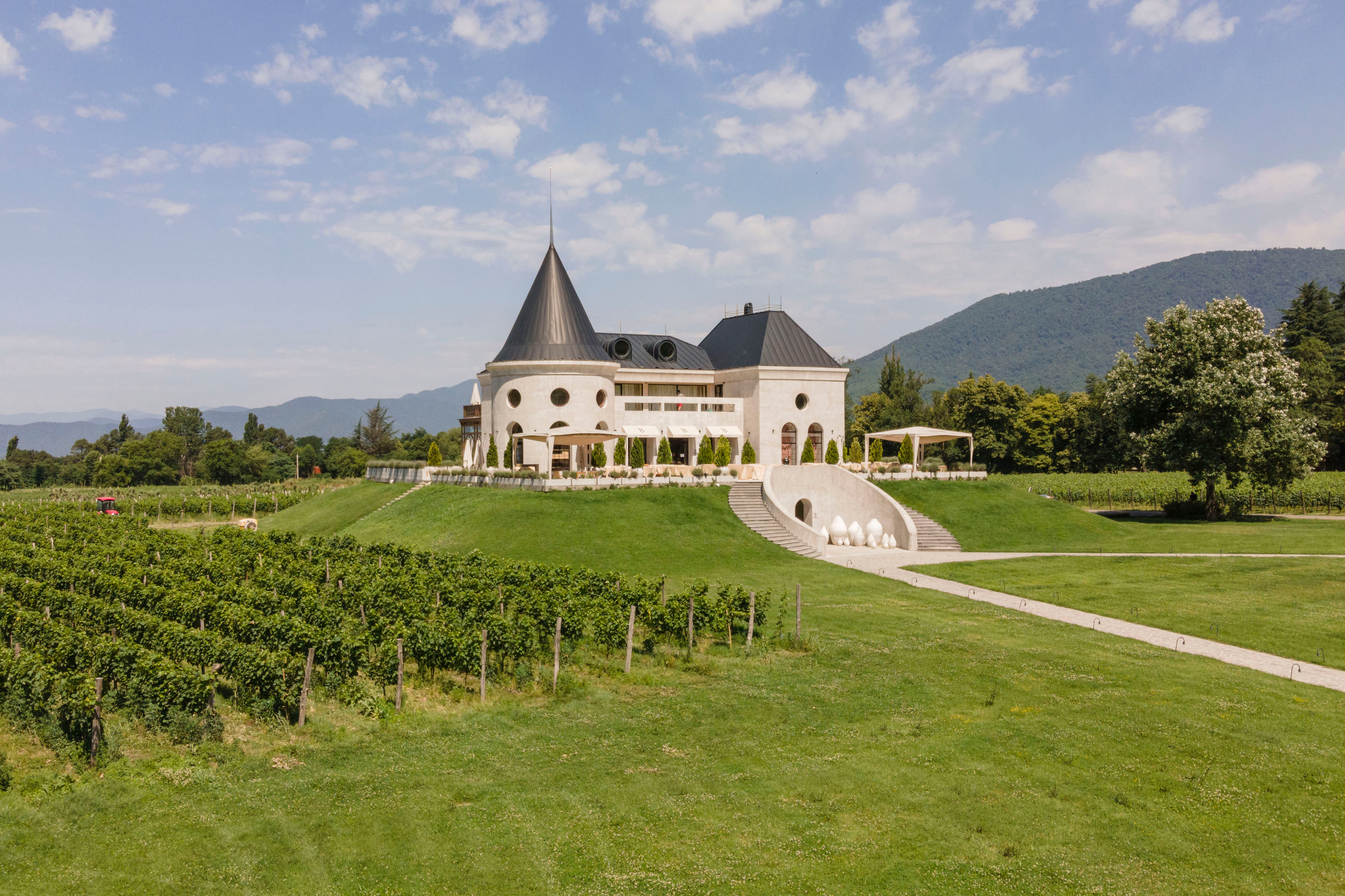 <p>Chateau Buera, a restaurant and wine tasting centre, is found at the resort</p>