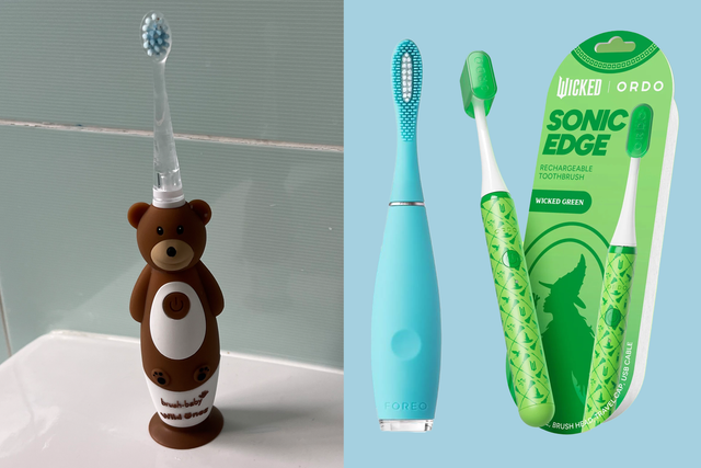 <p>These toothbrushes are perfect for little hands </p>